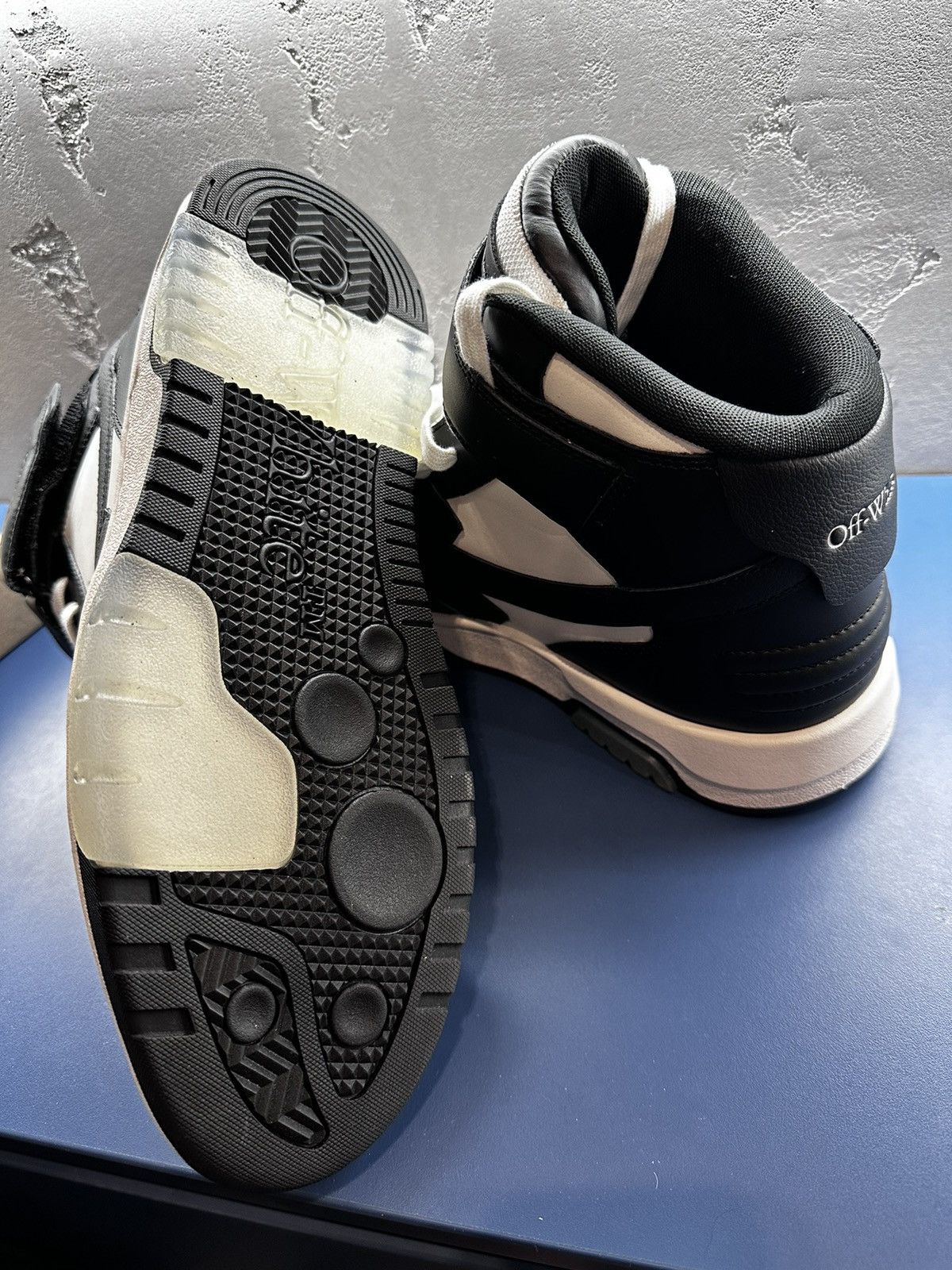 Off-White Off-White Out Of Office High Top Sneakers Size US 10 / EU 43 - 4 Thumbnail