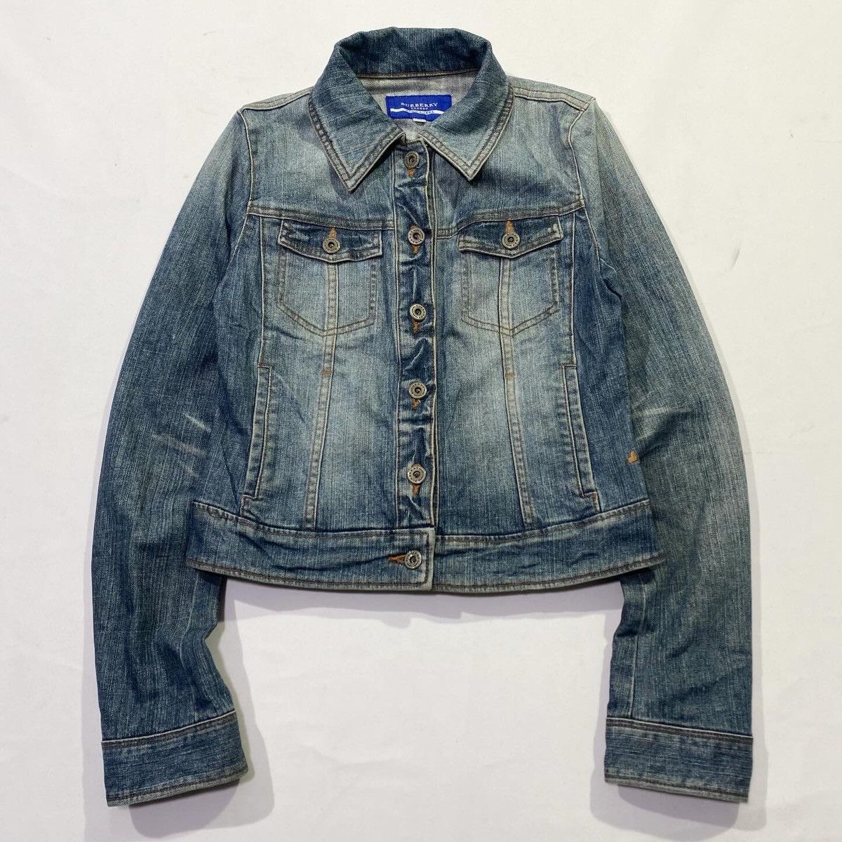 Burberry Burberry Blue Label Denim Jacket Size S / US 4 / IT 40 - 1 Thumbnail