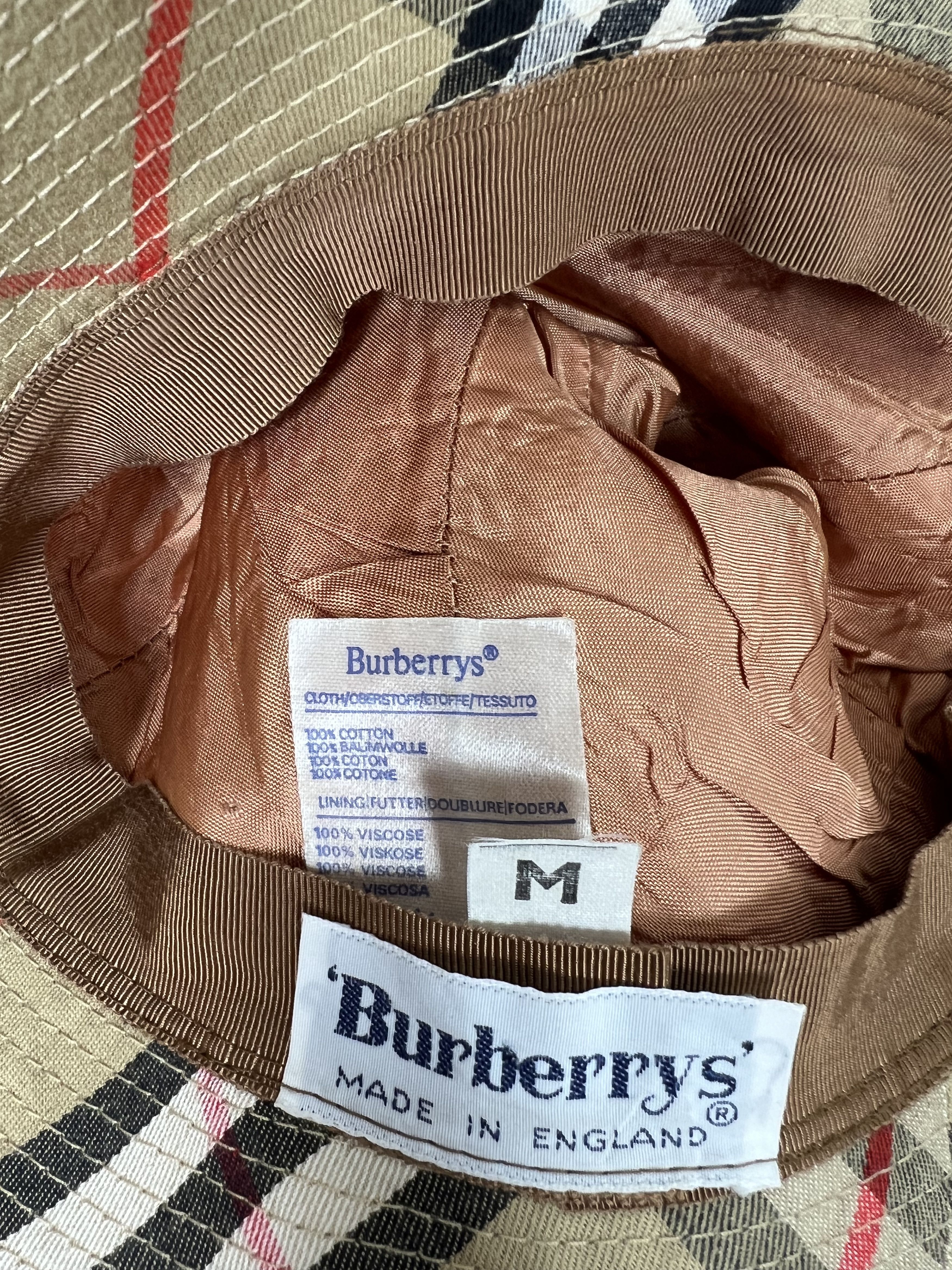 Burberry Burberry’s 90s Vintage Nova check Panama hat Size ONE SIZE - 3 Thumbnail