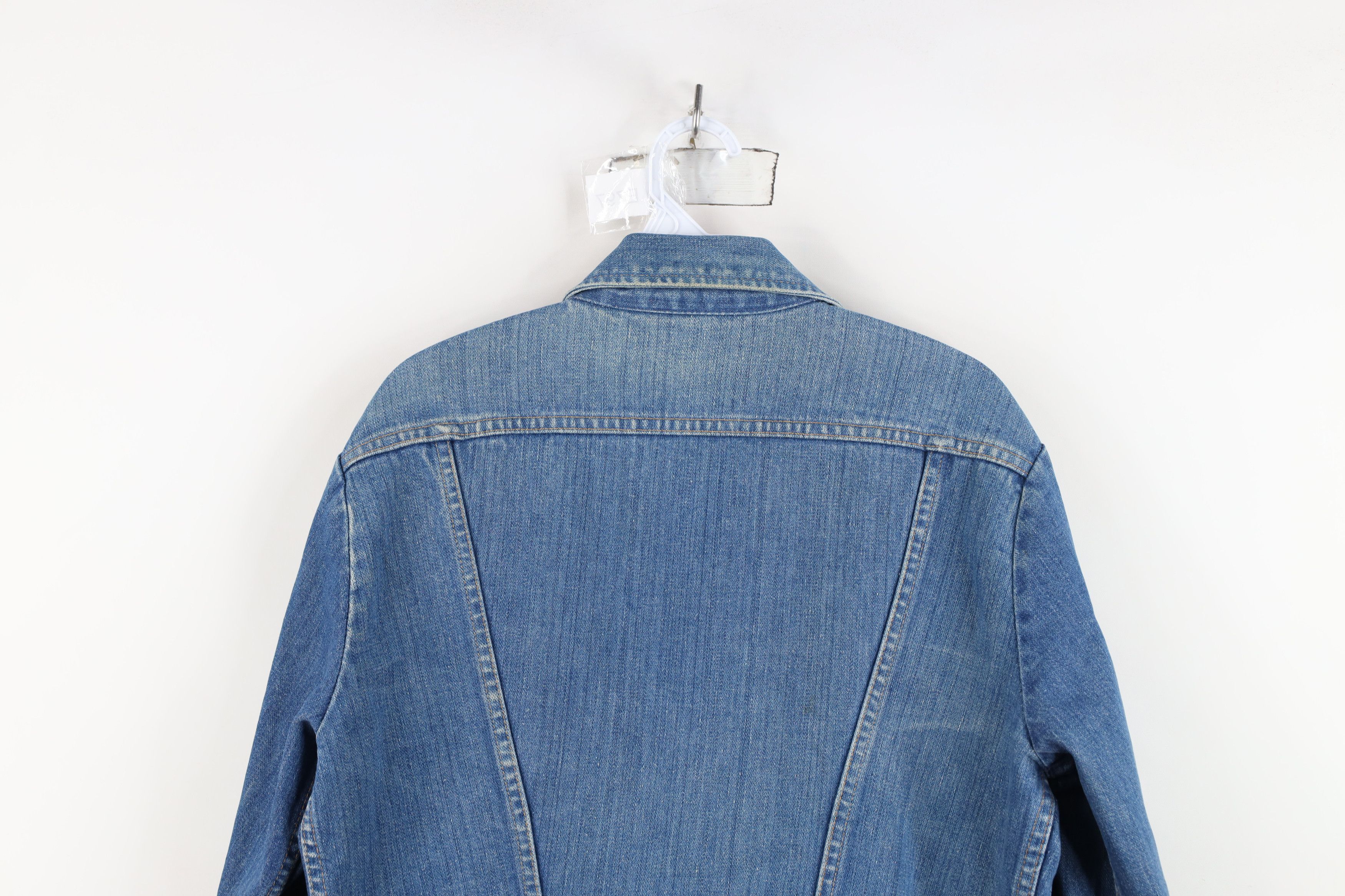 Vintage Vintage 60s Streetwear 14oz Denim Jean Trucker Jacket USA Size US XL / EU 56 / 4 - 14 Thumbnail
