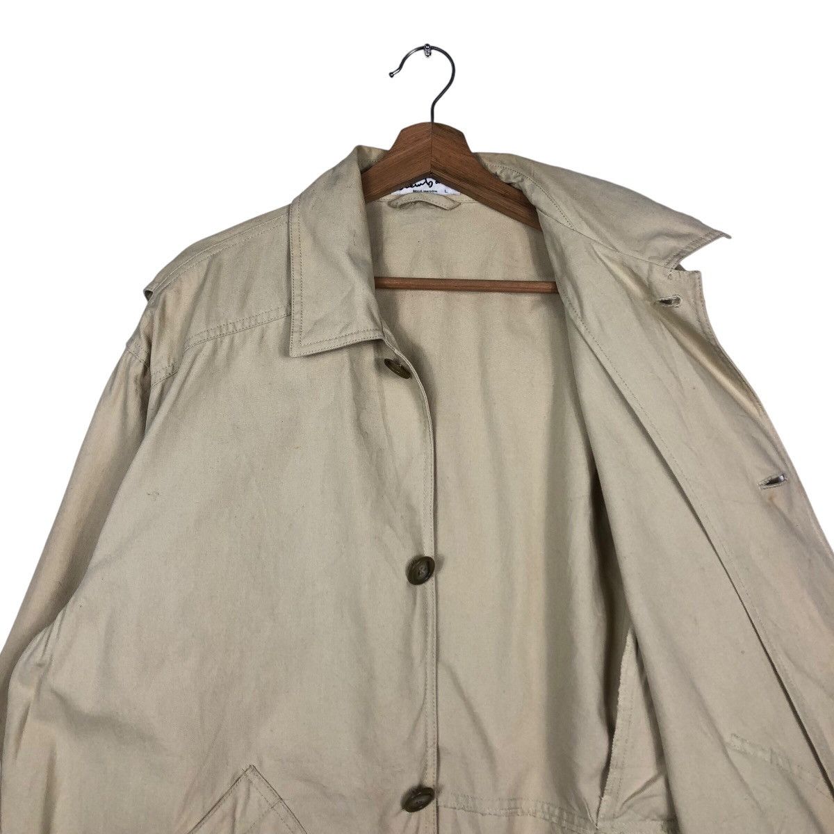 Japanese Brand × Vintage 📌Vintage Belle Maison Chore Jacket Worker Big Pocket Size US L / EU 52-54 / 3 - 13 Thumbnail