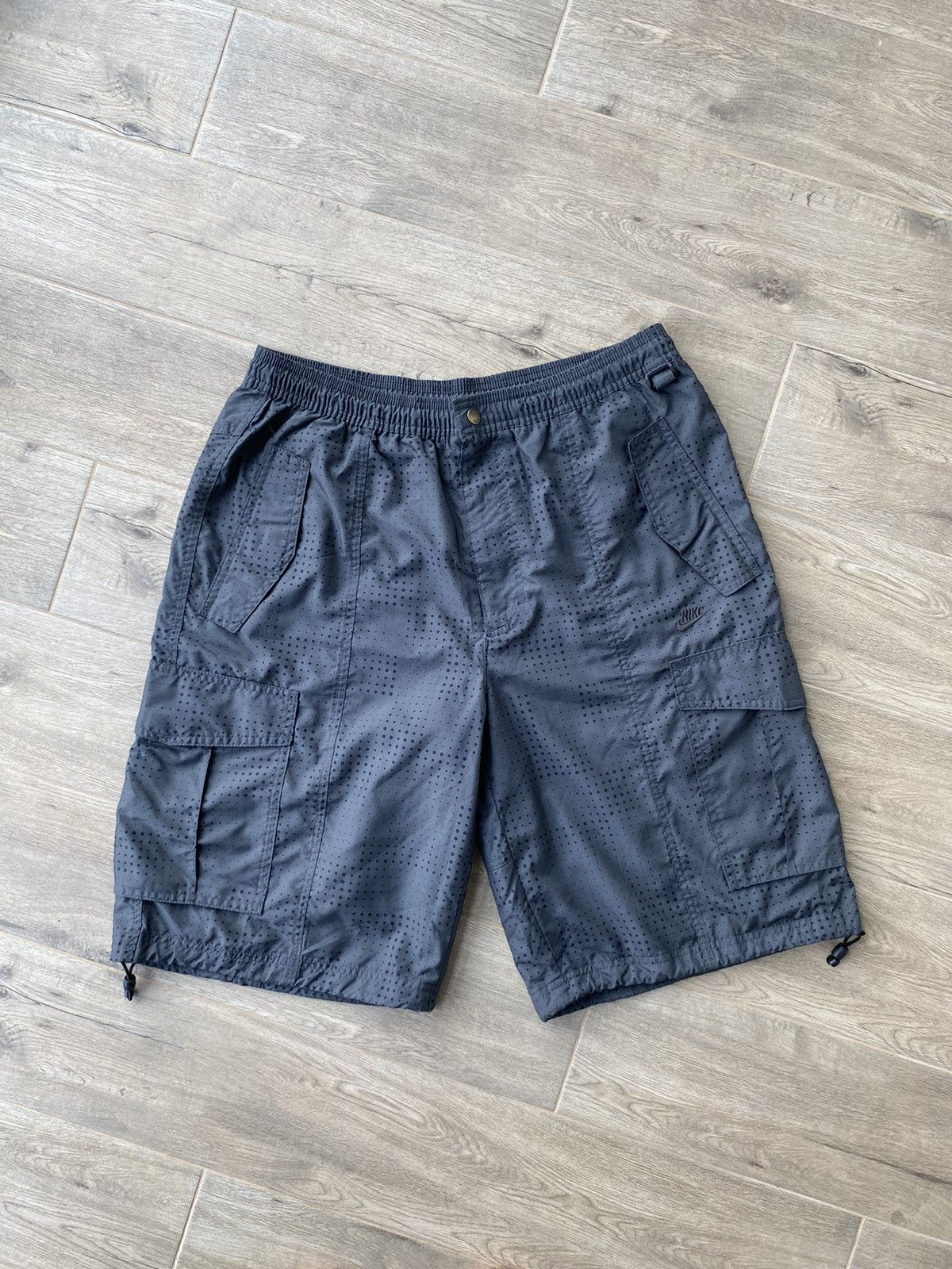 Nike × Vintage Nike Vintage Monogram Cargo Shorts Size US 34 / EU 50 - 1 Thumbnail