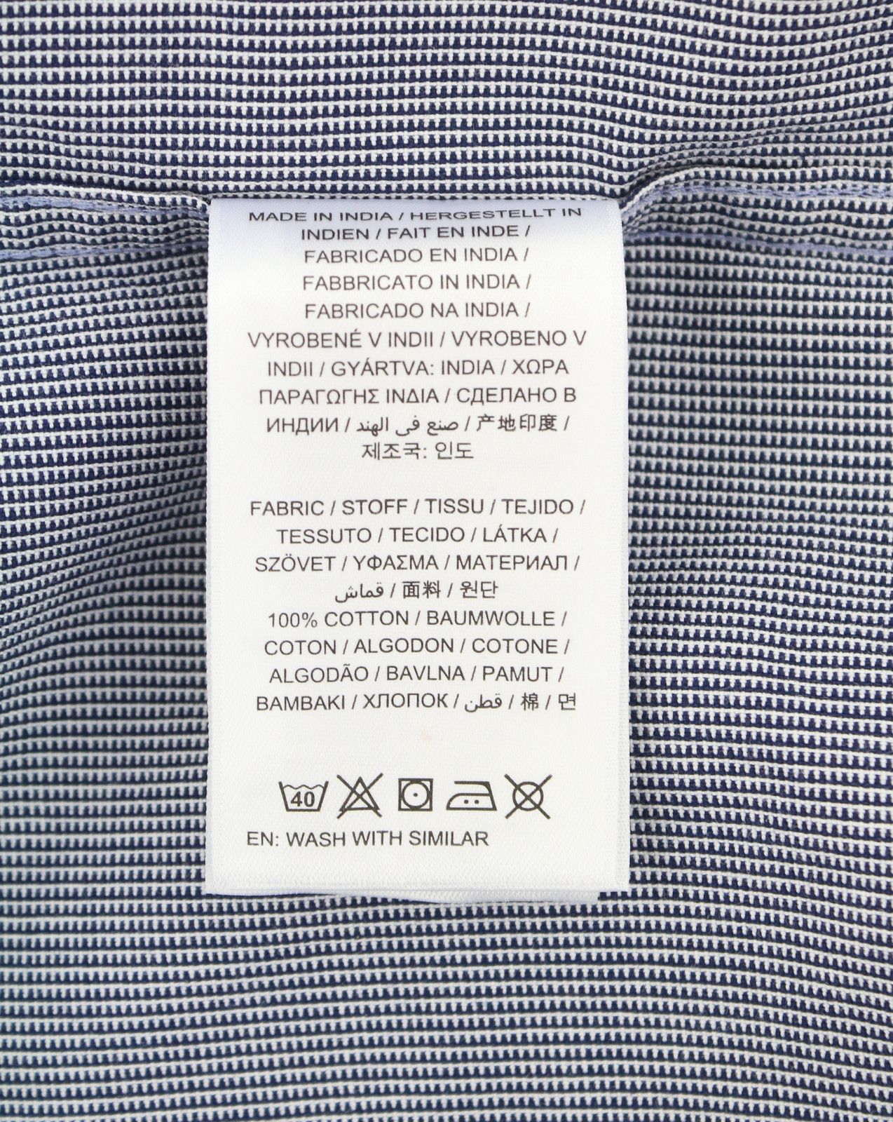 Gant REG TEXTURE L Persian Blue Button-Down Patch Pocket 87517 Size US L / EU 52-54 / 3 - 8 Thumbnail