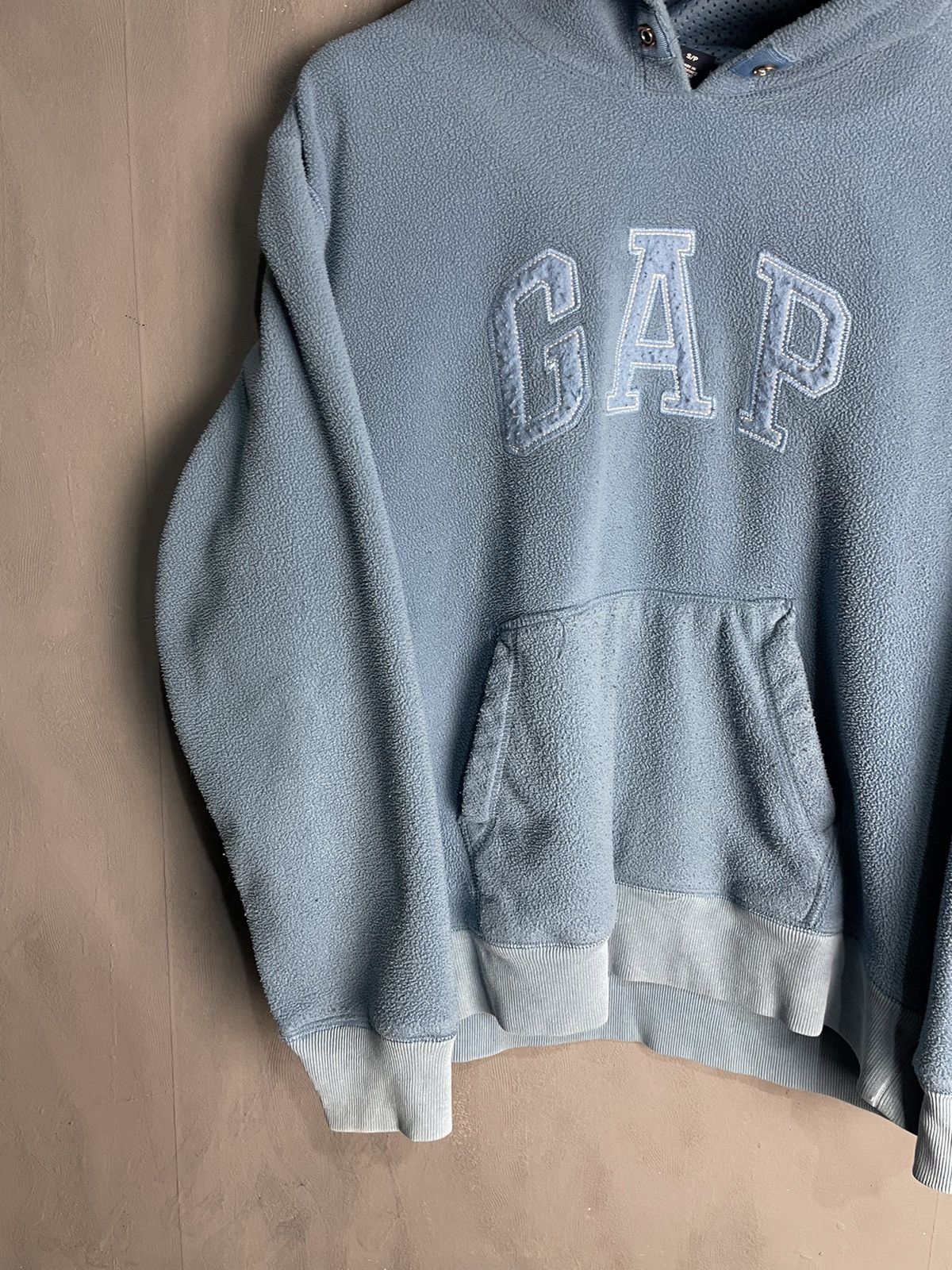 Gap Vintage 90s Gap fleece hoodie Center logo Gorpcore Y2K Size US S / EU 44-46 / 1 - 3 Thumbnail
