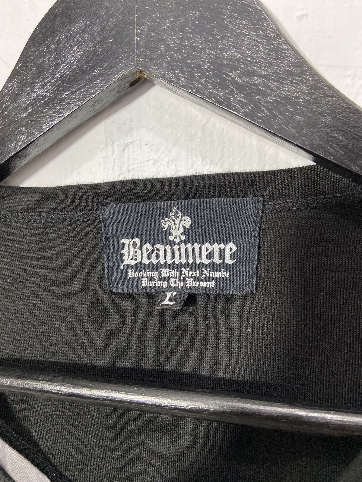 Beauty Beast × Japanese Brand Y2K Japanese Rock Poem Beaumere Double Layer Raglan Tshirt Size US M / EU 48-50 / 2 - 4 Thumbnail
