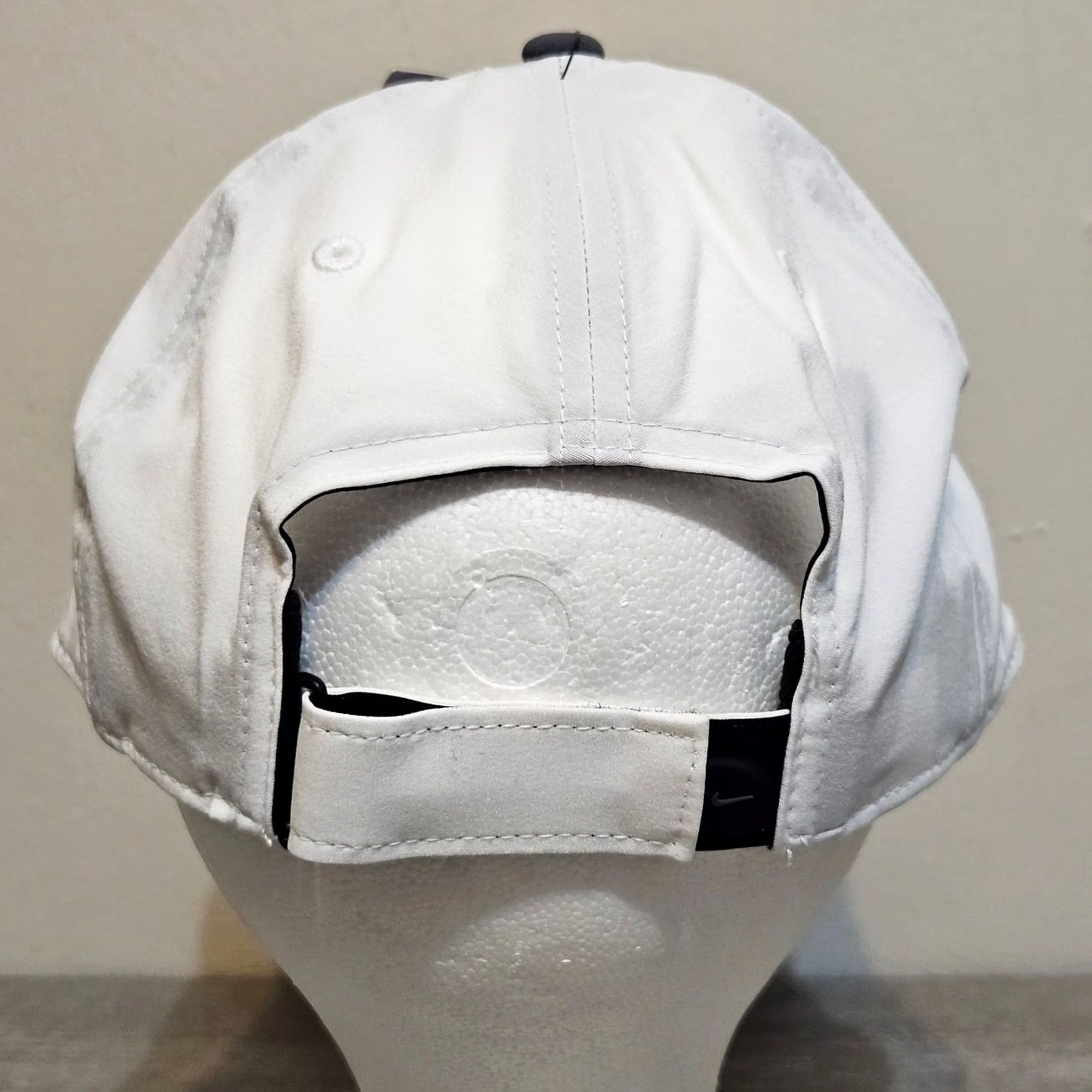 Nike Nike Dri-Fit Cap Hat Adjustable Swoosh Logo White Gray OS Unisex Mens NWT Size ONE SIZE - 4 Thumbnail