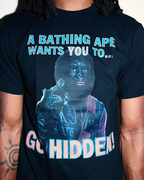 HIDDEN Hidden X A Bathing Ape Tee Size US XL / EU 56 / 4 - 1 Thumbnail
