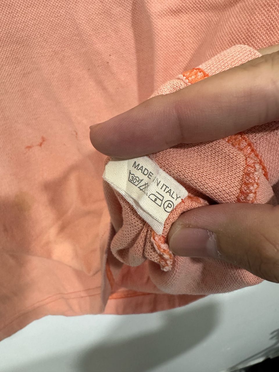 Fendi × Vintage Vintage Fendi Peach Polo Tee Size US L / EU 52-54 / 3 - 5 Thumbnail
