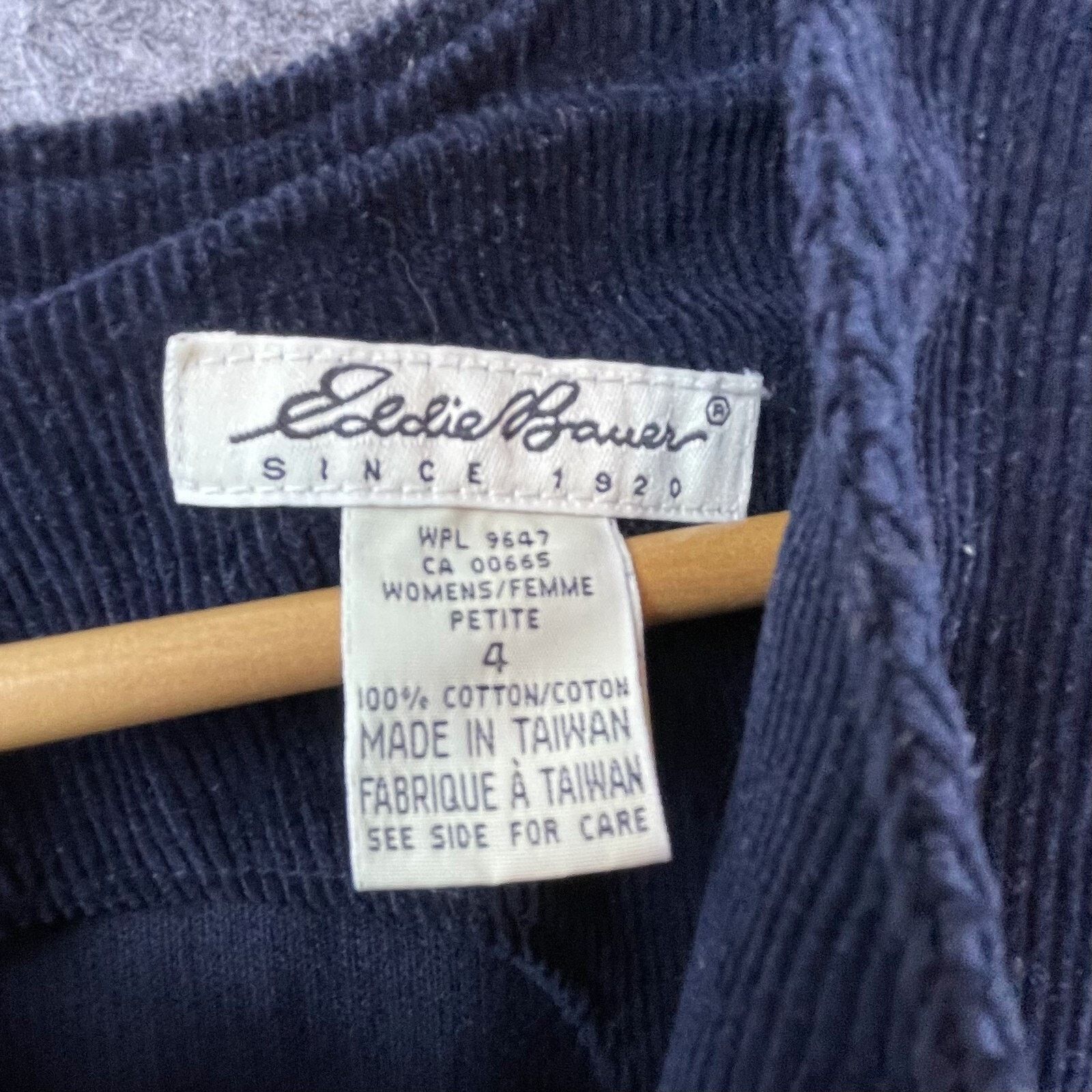Eddie Bauer Vtg Eddie Bauer Dress 4P Jumper Corduroy Modest Minimal 90s Size S / US 4 / IT 40 - 5 Thumbnail