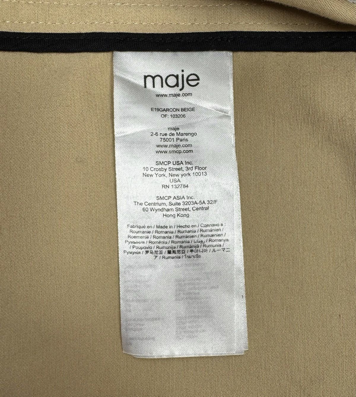 Maje Maje E19Garcon Oversized Beige Trench Coat Cotton size 36 Size XS / US 0-2 / IT 36-38 - 13 Thumbnail