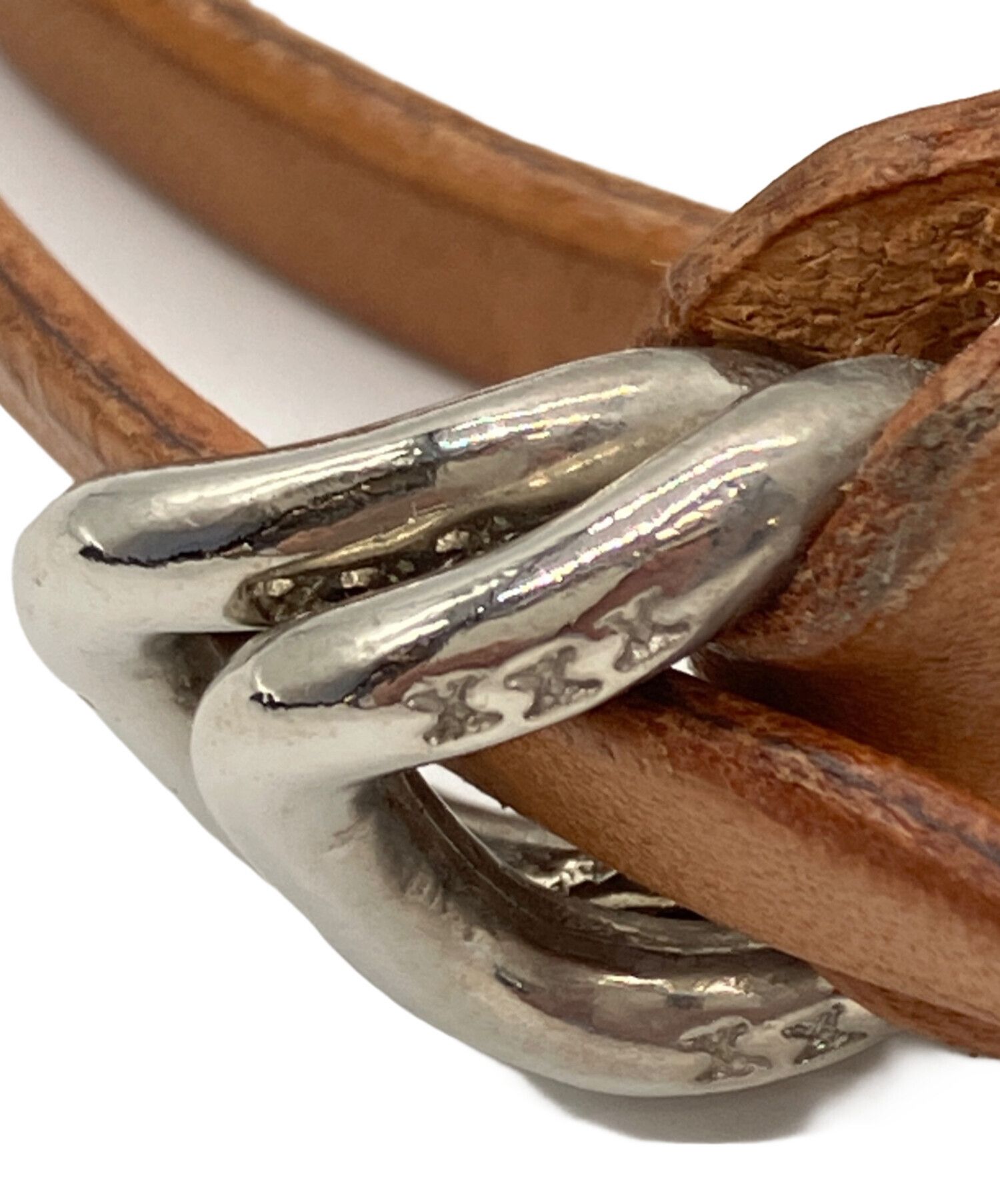 Number (N)ine NUMBER (N)INE Leather Bracelet Brown One Size Size ONE SIZE - 5 Thumbnail