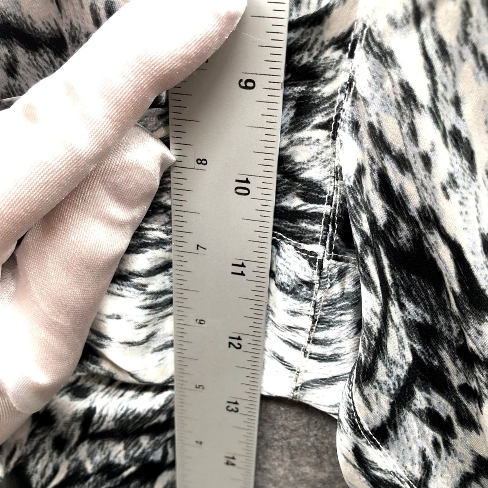 Topshop Topshop Satin Lounge Pants Womens S 4-6 Multicolor Animal Print Pull On Lightweight Pajama Pants Size 28" / US 6 / IT 42 - 7 Thumbnail