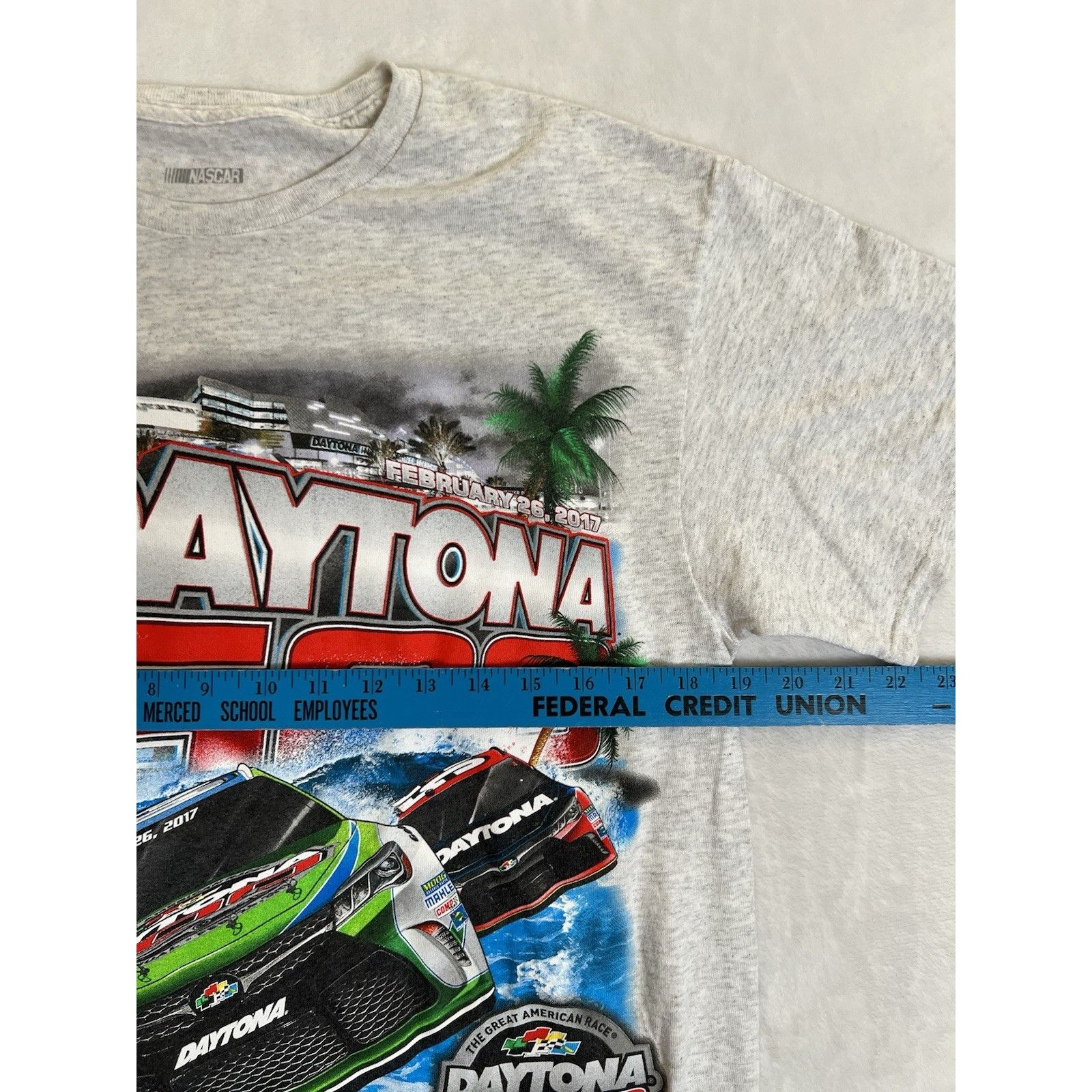NASCAR NASCAR Daytona 500 T-Shirt Size Medium 2017 Double Sided Size US M / EU 48-50 / 2 - 6 Thumbnail