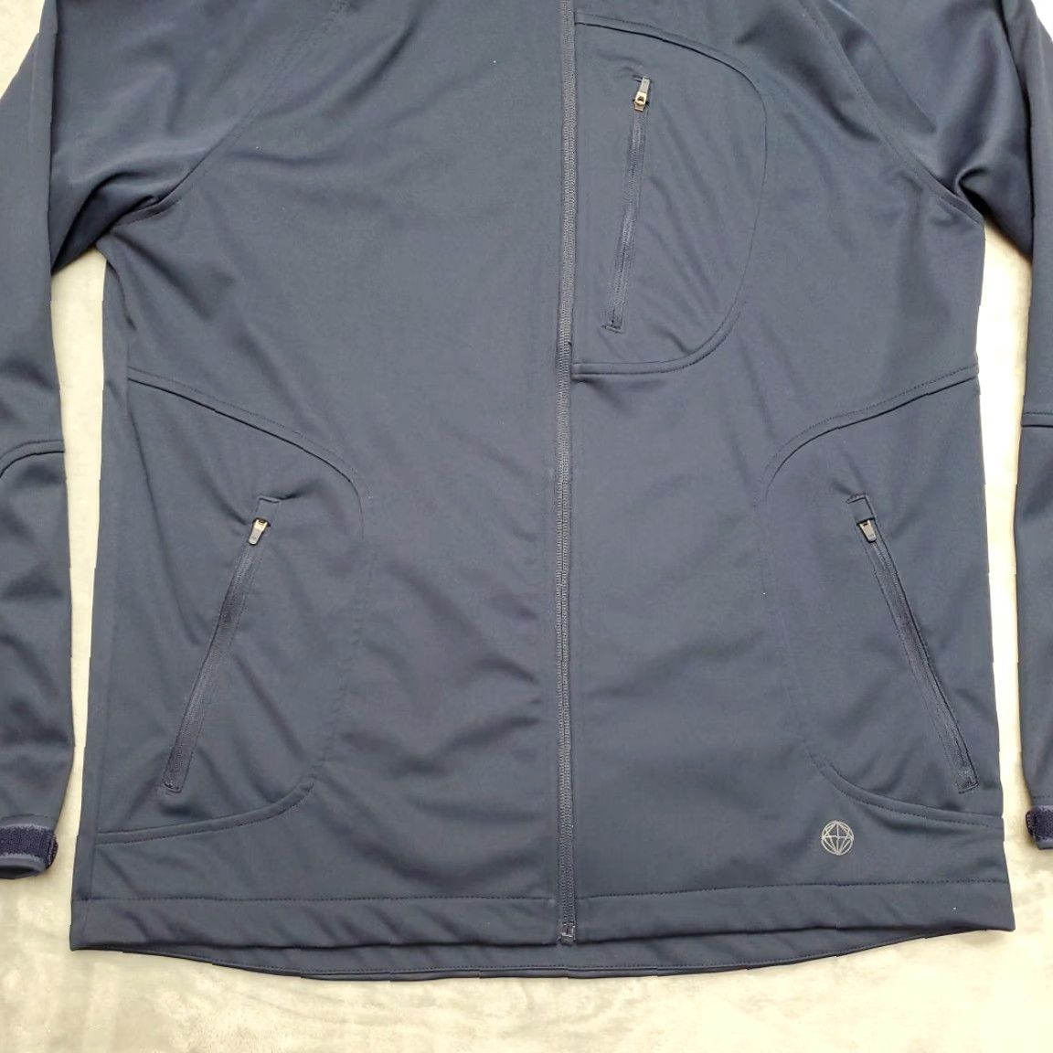 Y/Project MONDETTA Outdoor Project Jacket Mens M Navy Wind Water Resistant Full Zip Size US M / EU 48-50 / 2 - 2 Thumbnail