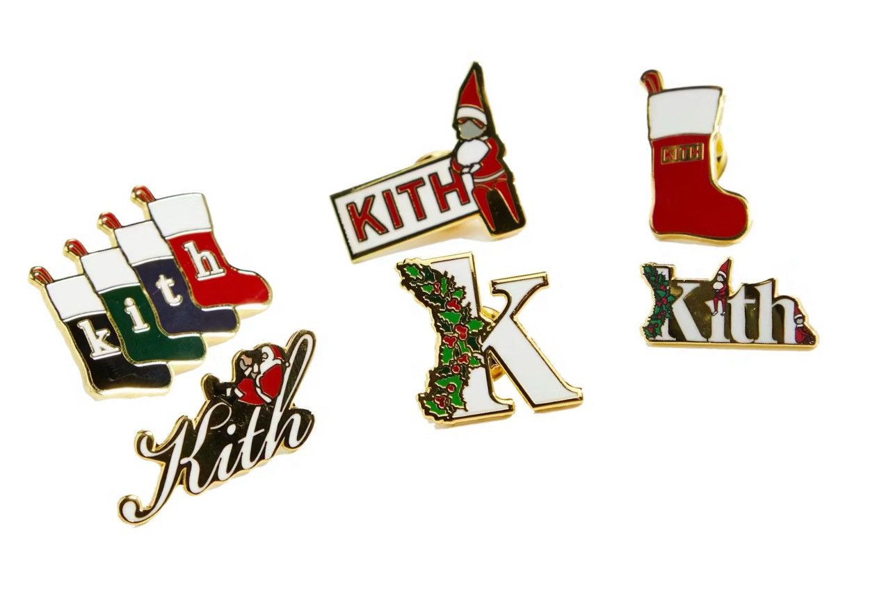 Kith Kithmas enamel pin set Size ONE SIZE - 1 Thumbnail