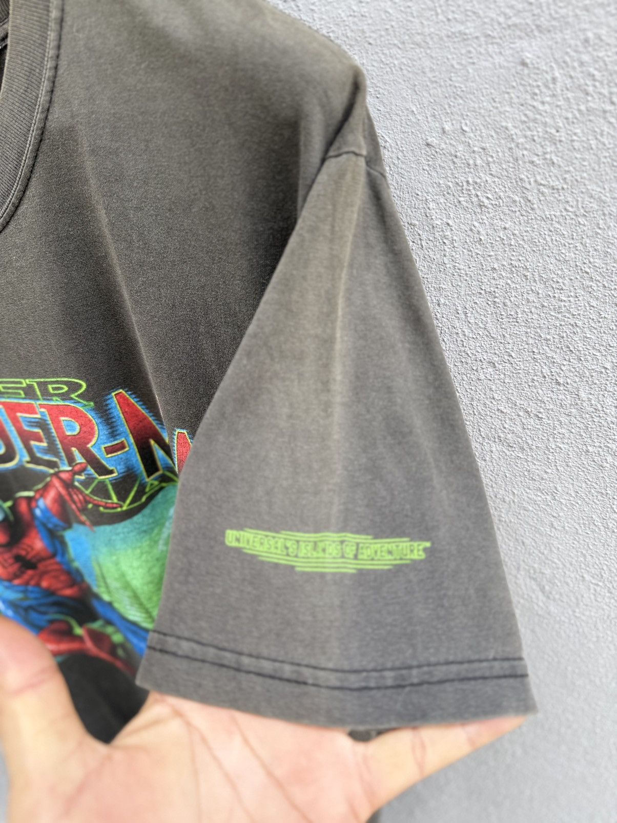Marvel Comics Thrashed Vintage Spider Man Universal Island Of Adventure T Size US L / EU 52-54 / 3 - 6 Thumbnail