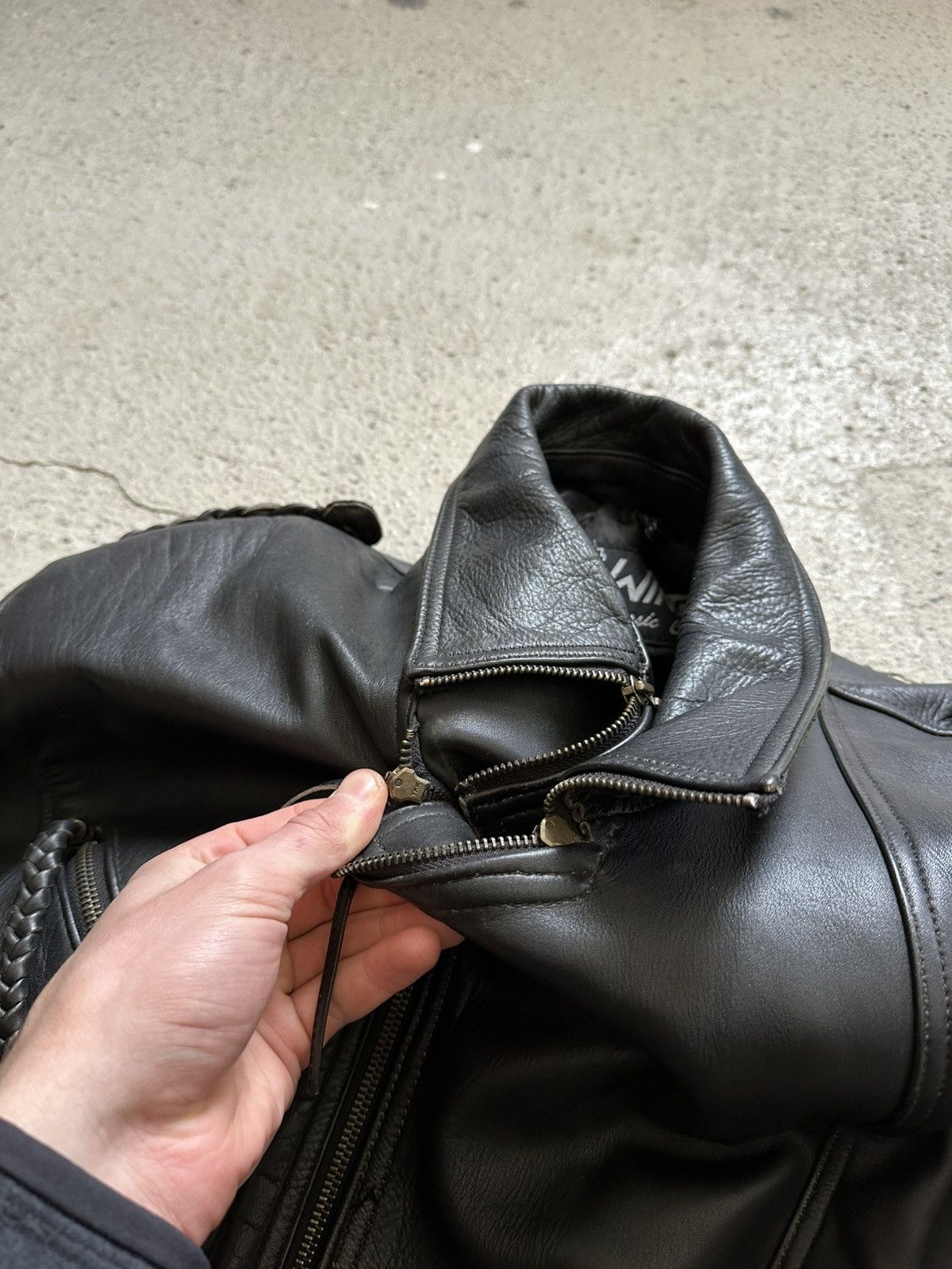 Other Leather Jacket Wintex Black size - 44 Size US S / EU 44-46 / 1 - 9 Thumbnail
