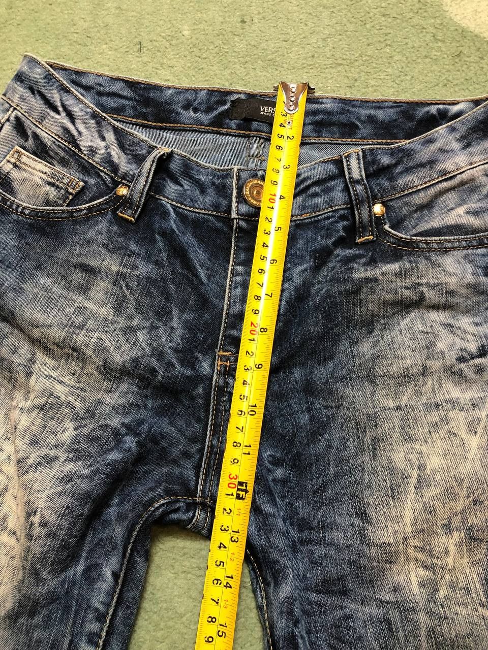 Versace Vintage luxury jeans Versace Y2K denim pants print Size US 34 / EU 50 - 13 Thumbnail