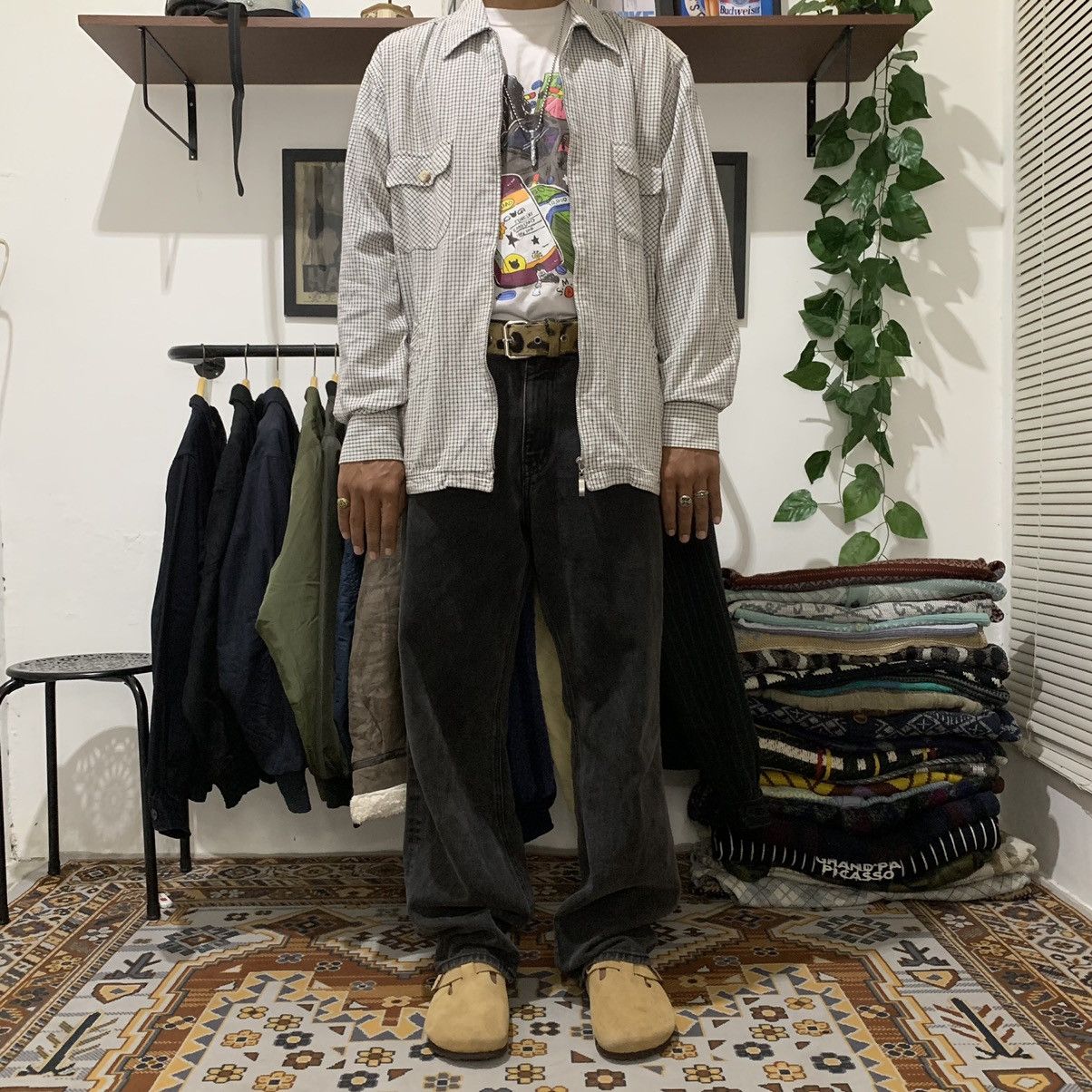 Flannel × Vintage Tartan work jacket zip flannel shirt by Harver & Sharay Size US L / EU 52-54 / 3 - 8 Thumbnail