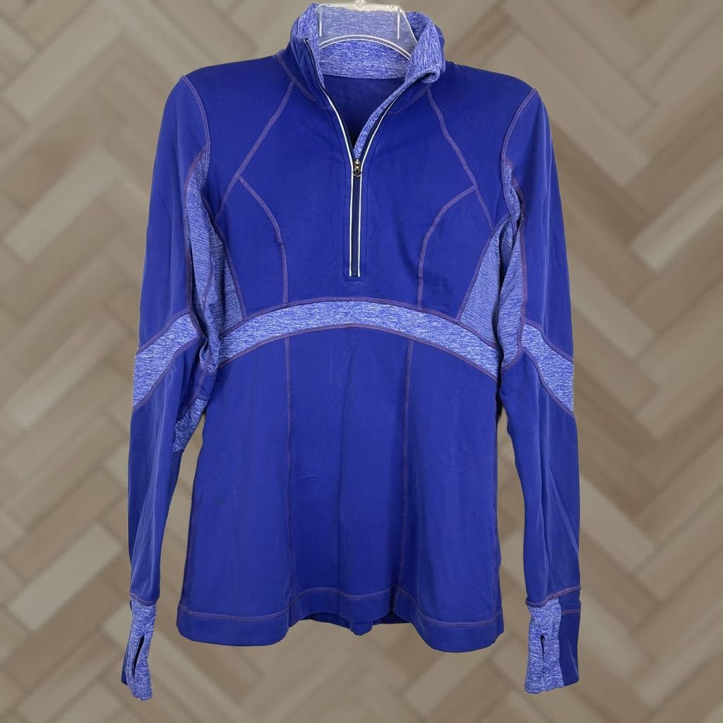 Lululemon Lululemon Purple Womens 6 Shirt Pullover Activewear Athleisure Run Distance Size M / US 6-8 / IT 42-44 - 1 Thumbnail