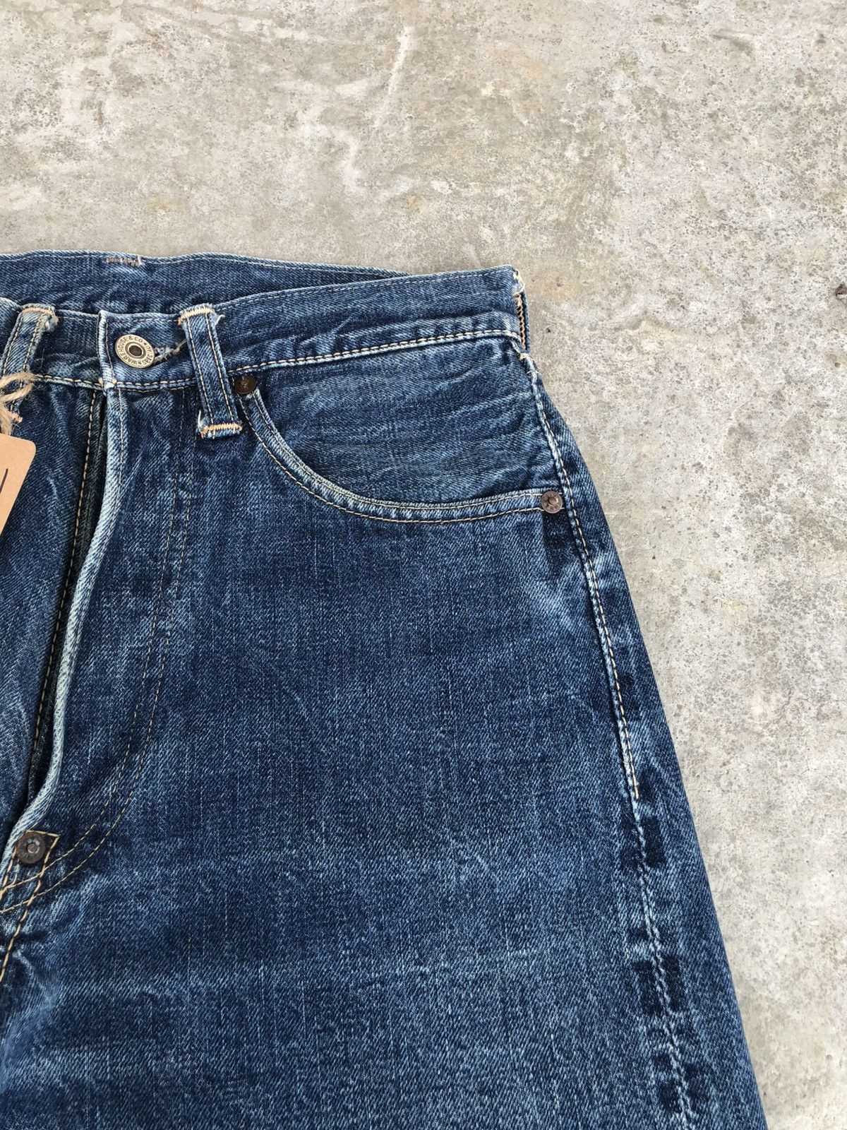 Warehouse & Co. Japanese Warehouse Duck Digger Selvedge Denim Diatressed Size US 28 / EU 44 - 16 Thumbnail