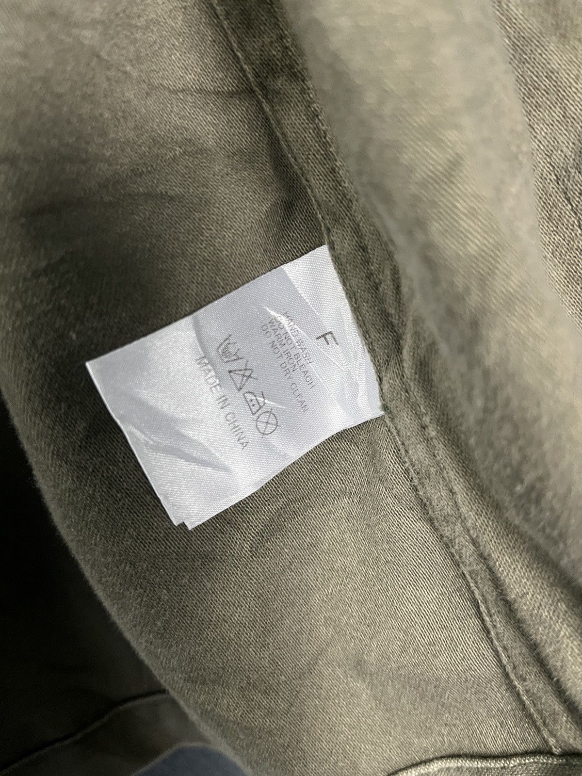 Japanese Brand Work by Luca Utility Jacket Garment Stencil Backhit Size S / US 4 / IT 40 - 8 Thumbnail