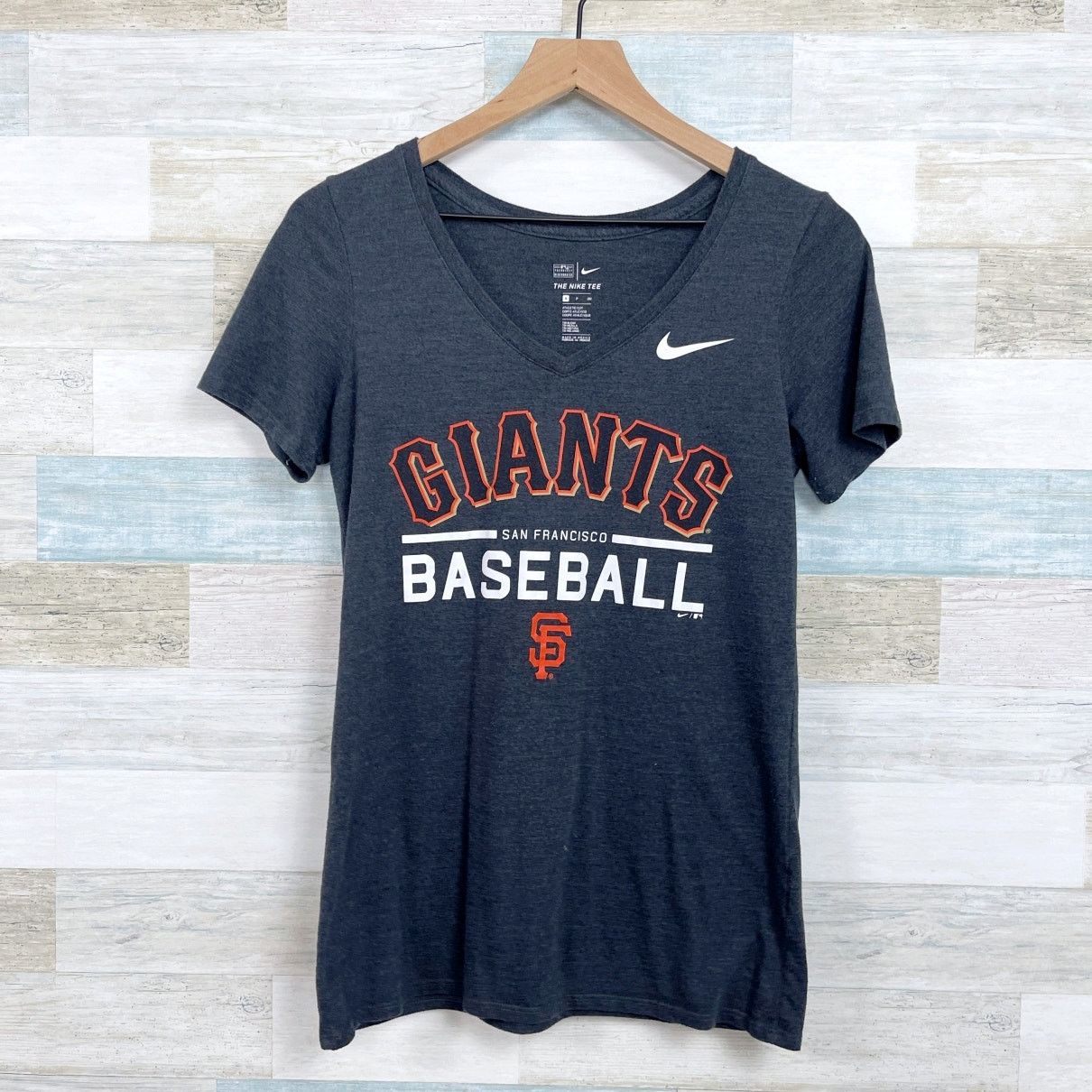 Nike San Franscisco Giants Nike Tee Gray MLB Womens Medium Size S / US 4 / IT 40 - 1 Thumbnail