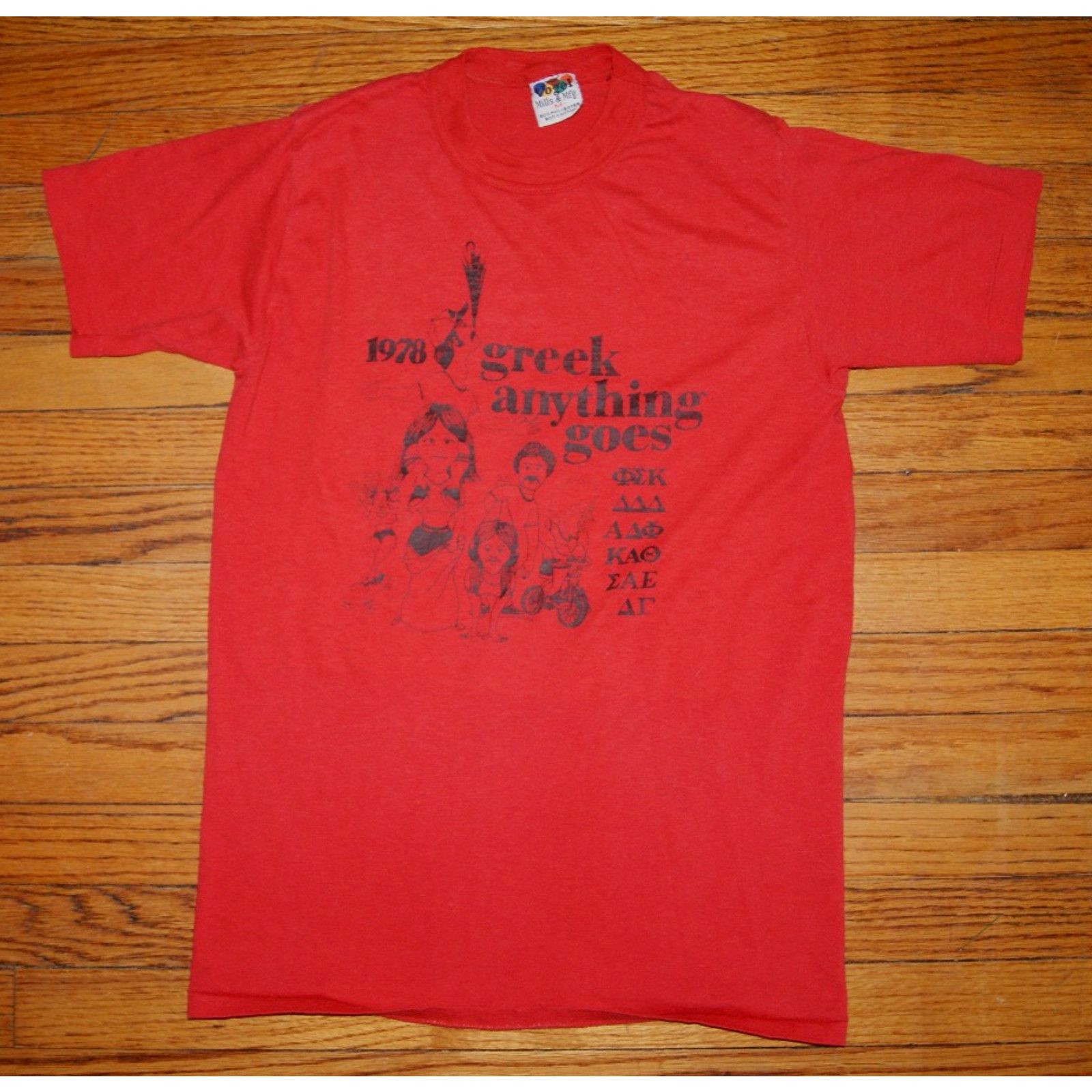 Vintage VTG 70s Greek Week 1978 M TShirt Single Stitch RARE Size US M / EU 48-50 / 2 - 2 Thumbnail