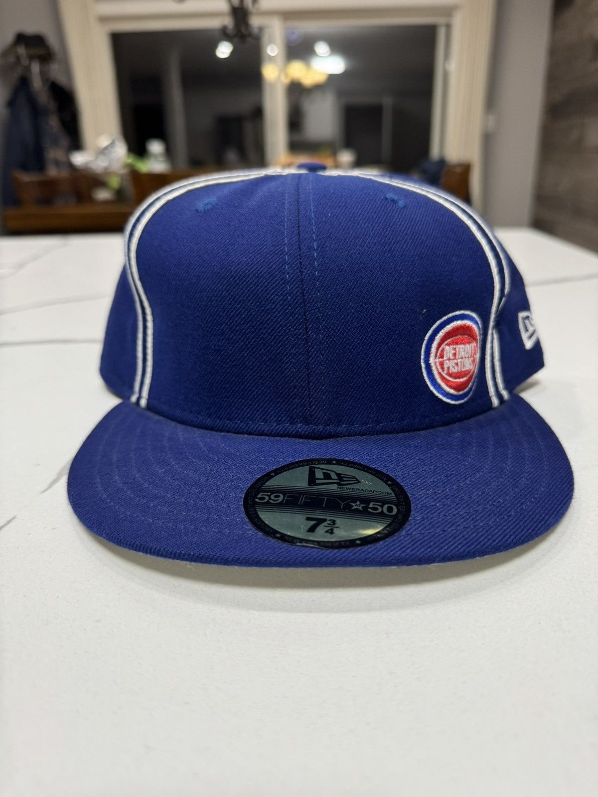 New Era New Era 59FIFTY Hardwood Classics Detroit Pistons Fitted Hat Size ONE SIZE - 7 Thumbnail