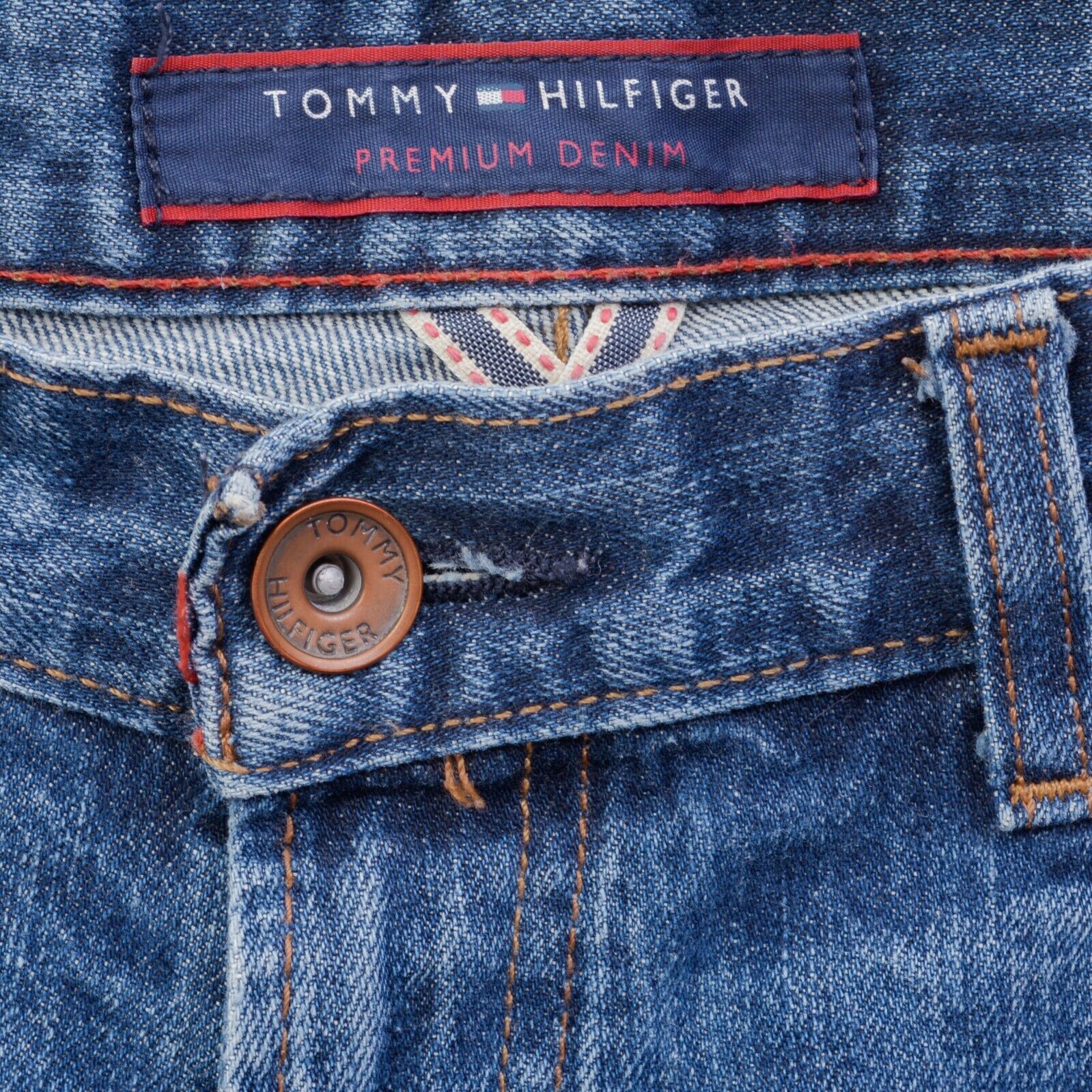 Tommy Hilfiger TOMMY HILFIGER DENIM W33 L30 Jeans Pants Custom Straight Reg Size US 33 - 3 Thumbnail