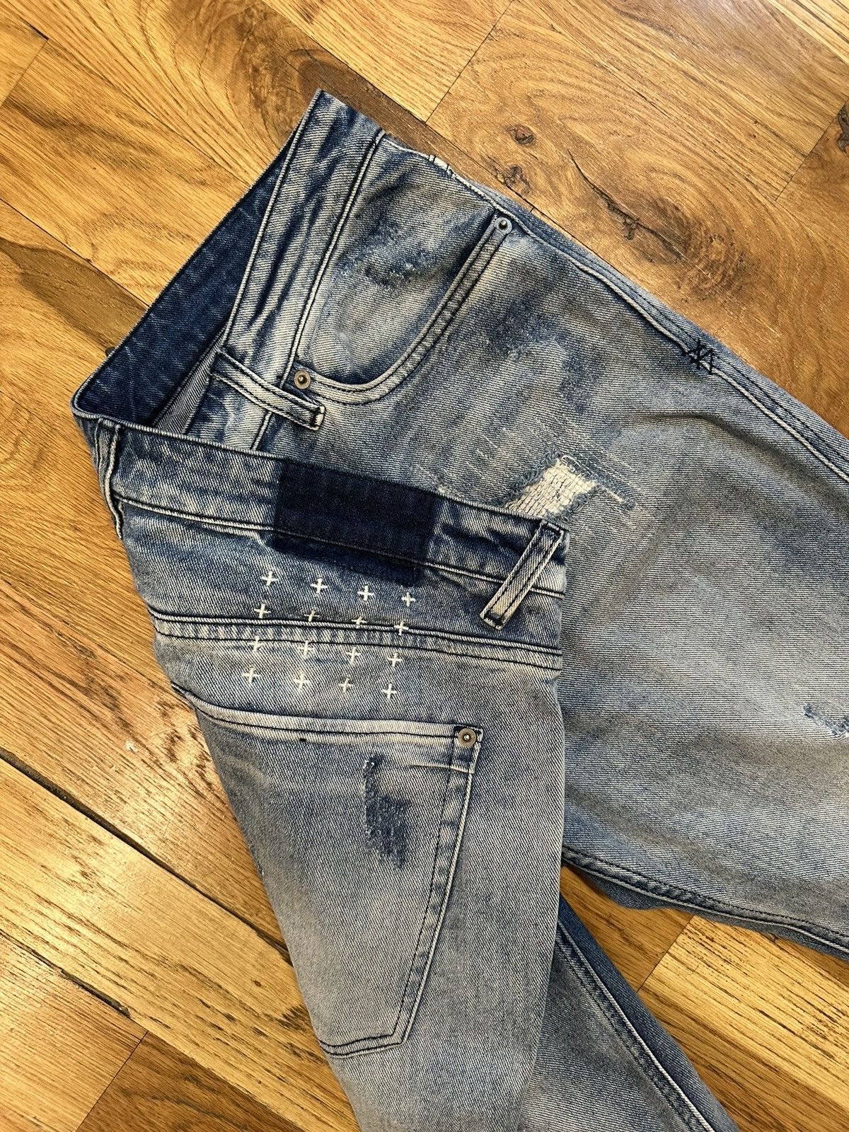 Ksubi Ksubi Stitch Patch Blue Denim Jeans Size 36 Size US 36 / EU 52 - 5 Thumbnail