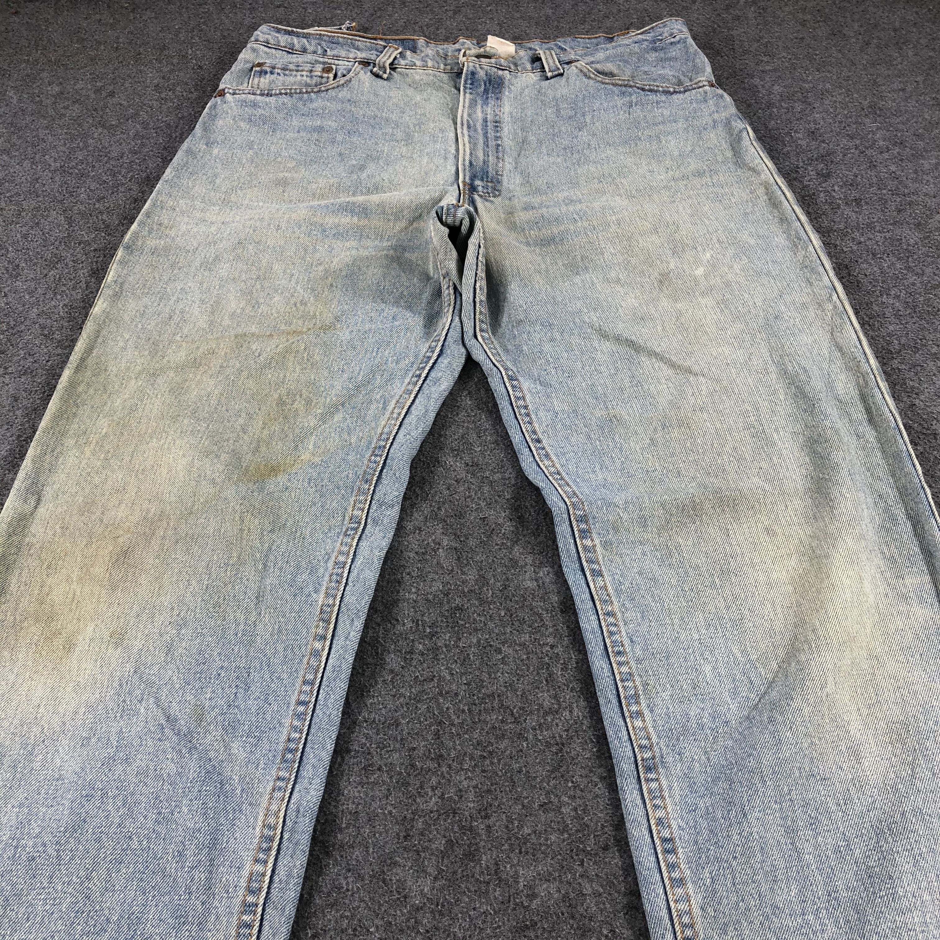 Levi's Vintage 90s Light Wash Levis 550 Jeans-JM1027 Size US 36 / EU 52 - 3 Thumbnail