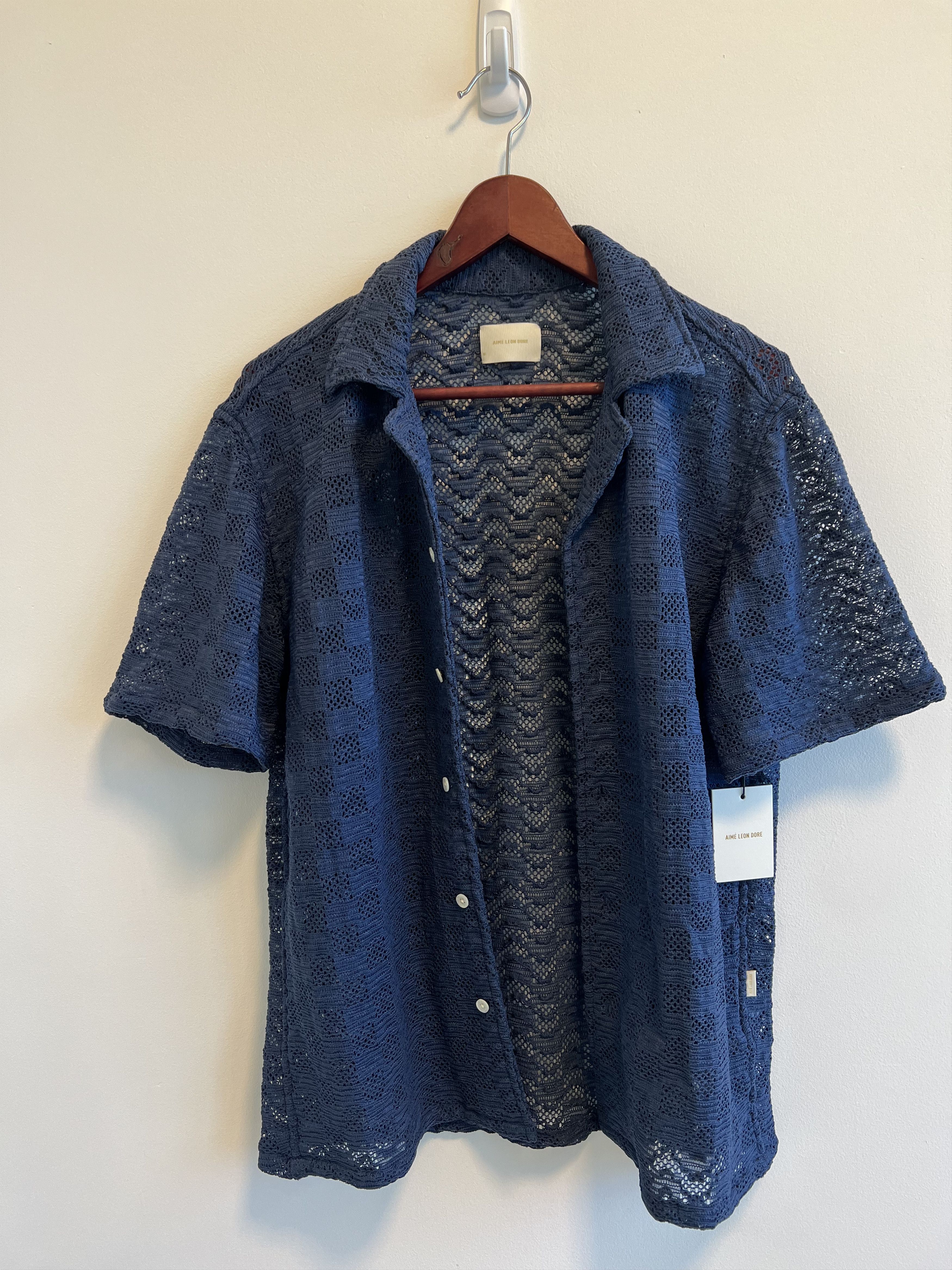 Aime Leon Dore NWT Aime Leon Dore Rico Shirt SS22 'Sargasso Sea