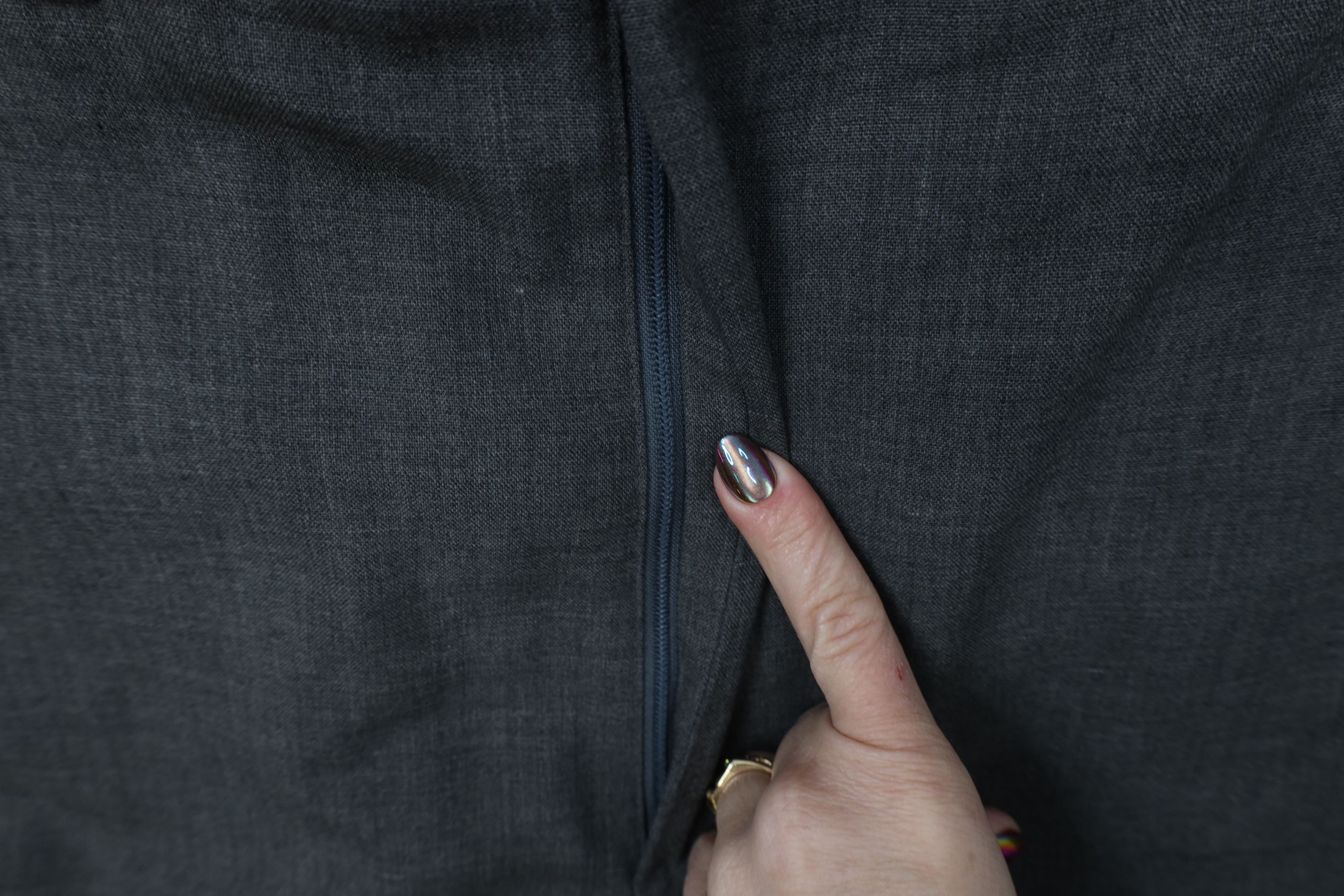 Vintage Vintage 70s Streetwear Chambray Wide Leg Chino Pants USA Size US 36 / EU 52 - 5 Thumbnail