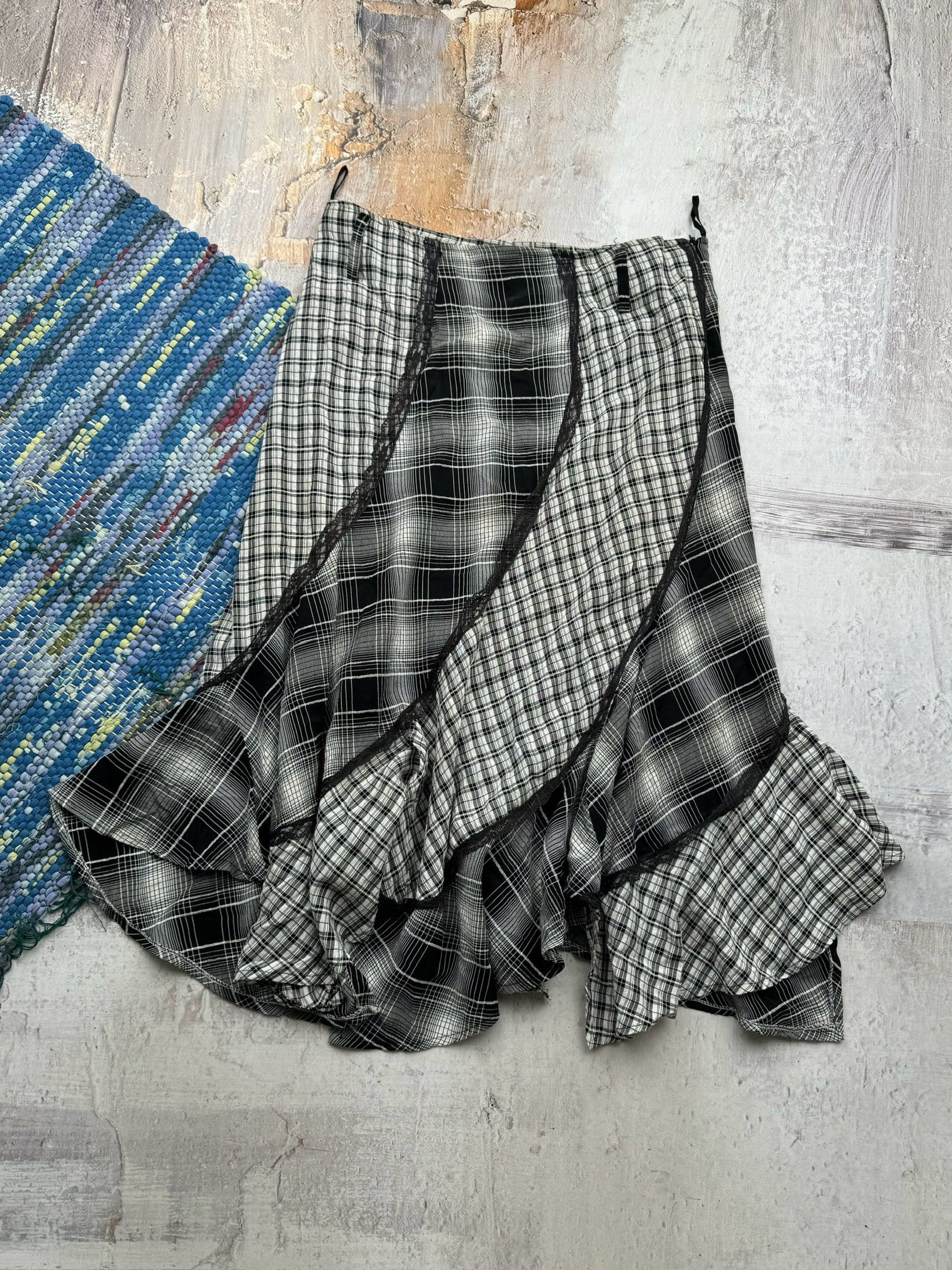 Vintage Vintage Flare Skirt A290D15(111) Size 30" / US 8 / IT 44 - 1 Thumbnail