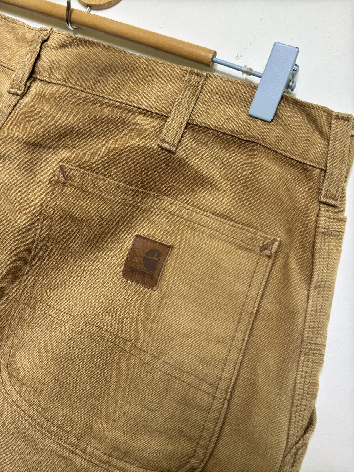 Carhartt Vintage Carhartt Super Faded Carpenter Pants Dungaree Fit Size US 35 - 12 Thumbnail