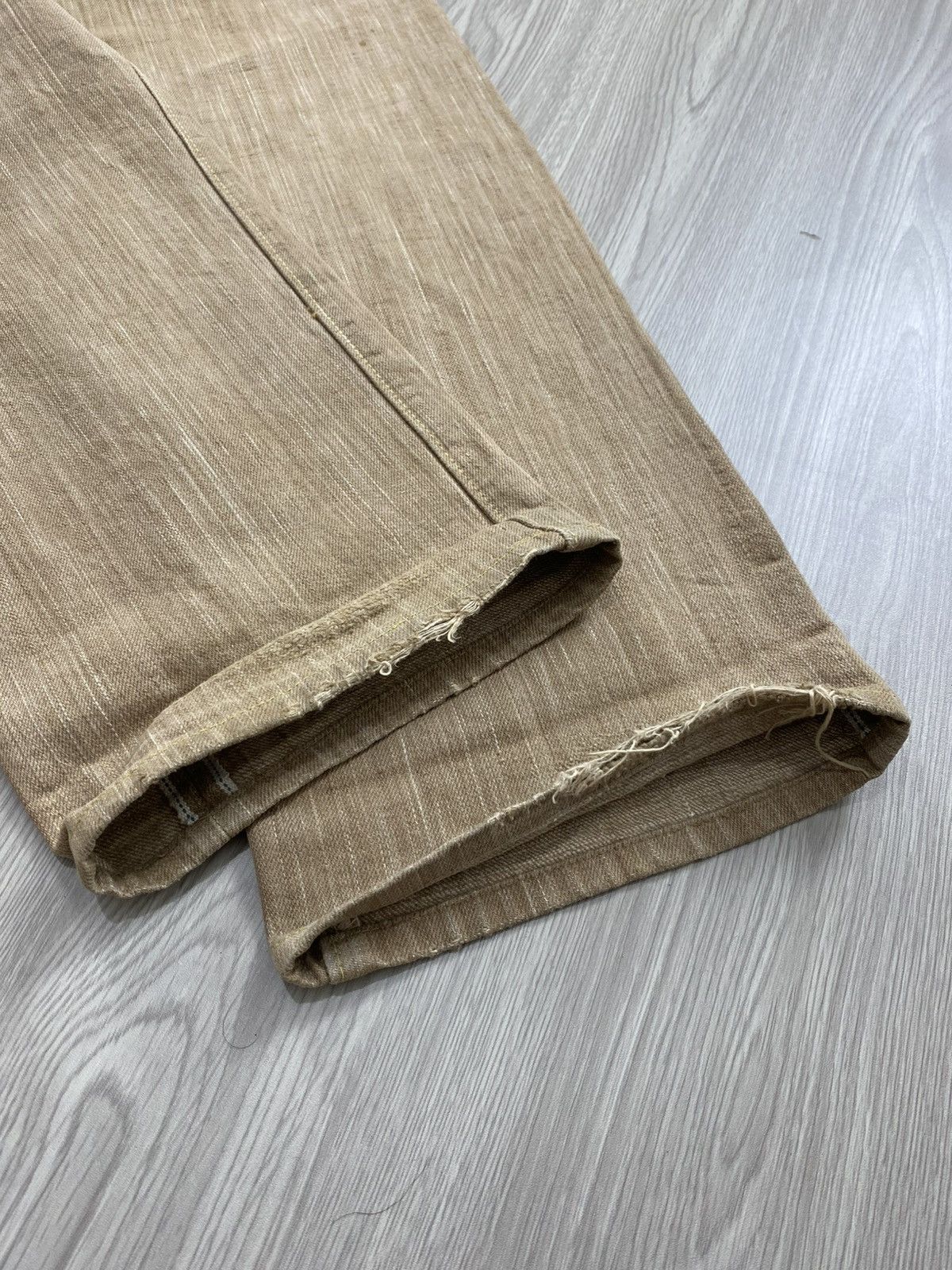 Sugar Cane Vintage Sugar Cane Okinawa Selvedge Distressed Jeans Size US 30 / EU 46 - 13 Thumbnail