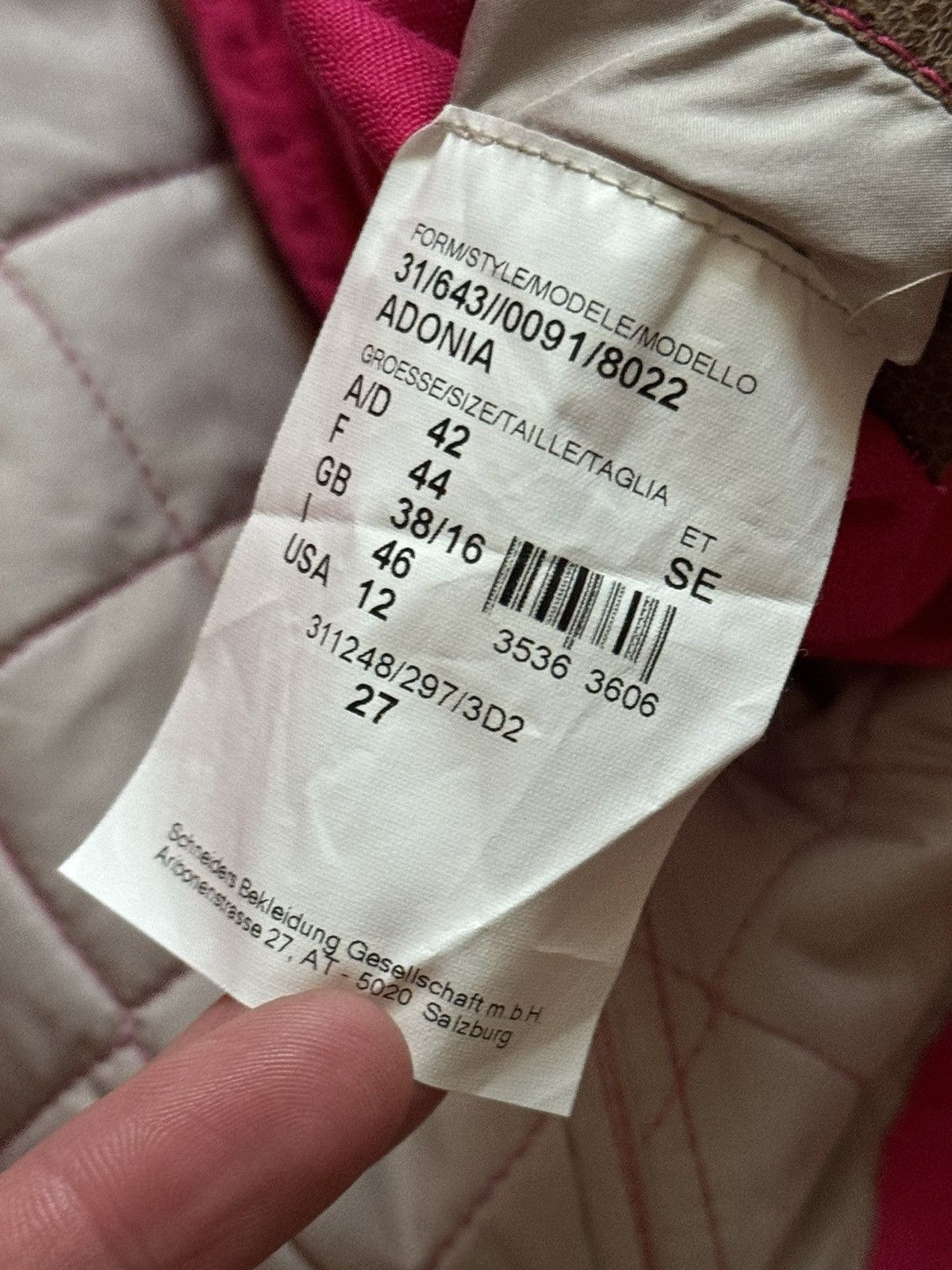Schneiders Schneiders salzburg pink quilted jacket button up bomber Size L / US 10 / IT 46 - 12 Thumbnail