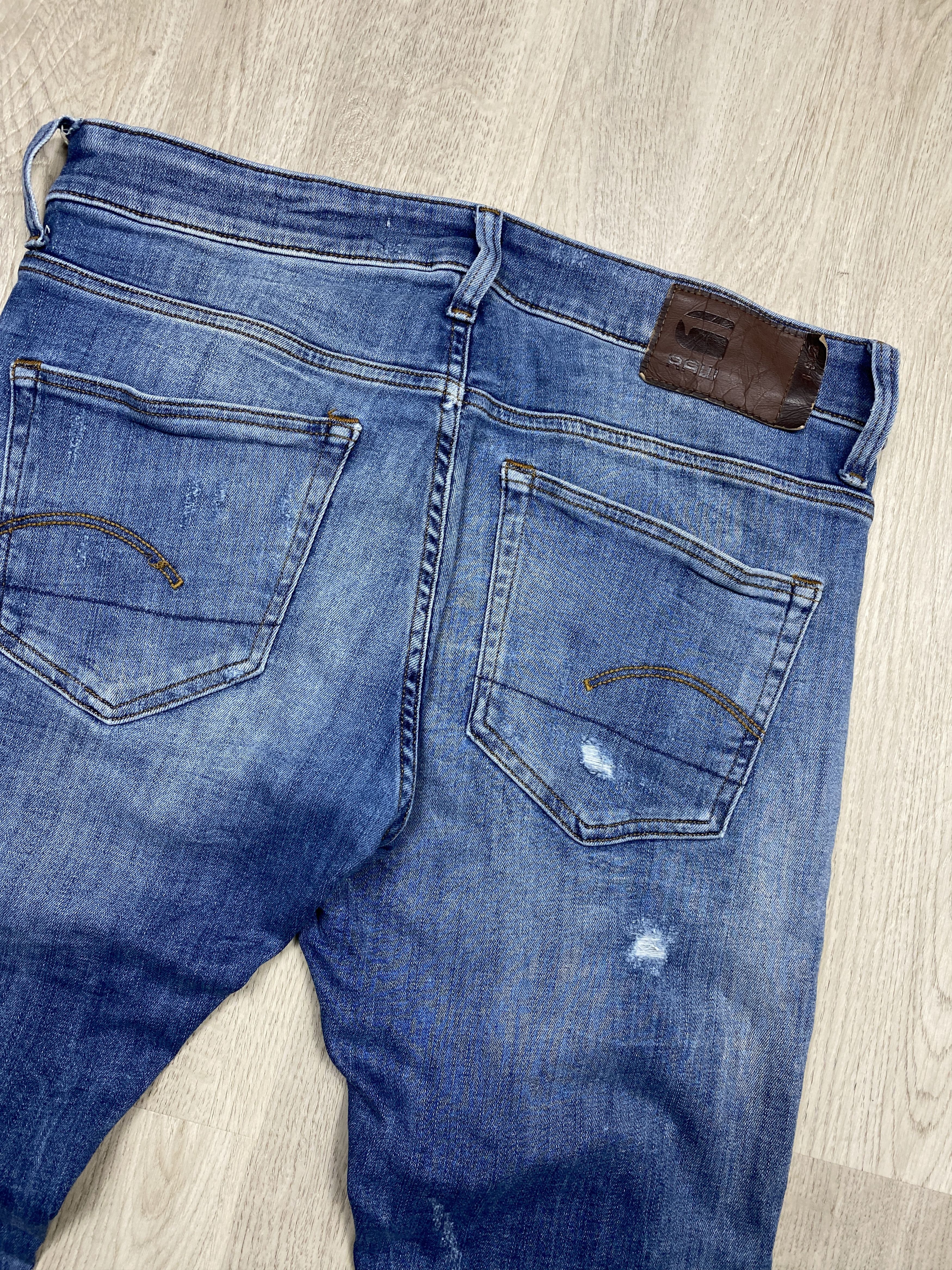 G-Star G Star Raw Vintage Mens Restored Denim Pants Jeans Size US 31 - 8 Thumbnail