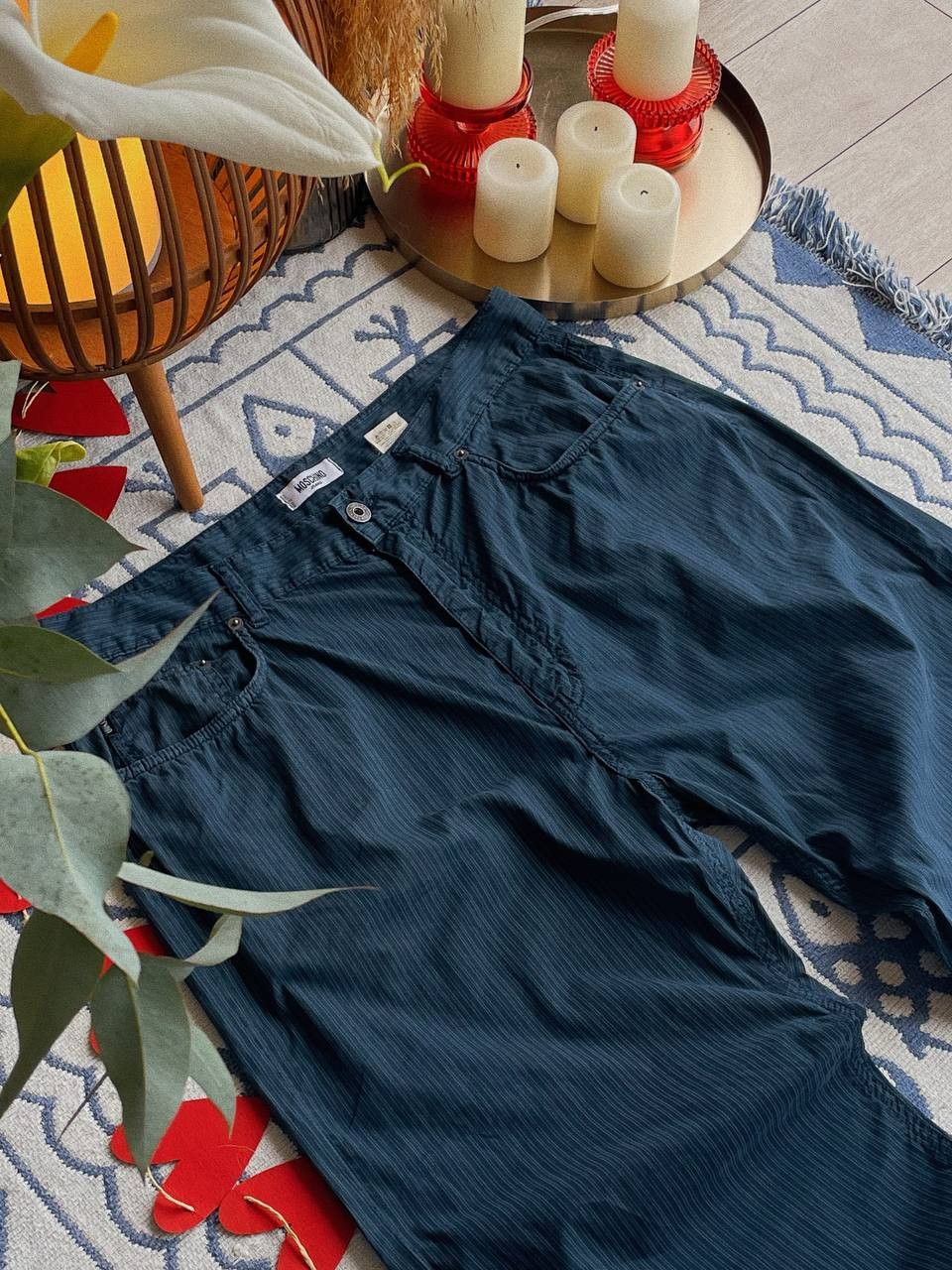 Moschino Moschino Jeans Pants Blue Stripe Size US 36 / EU 52 - 6 Thumbnail