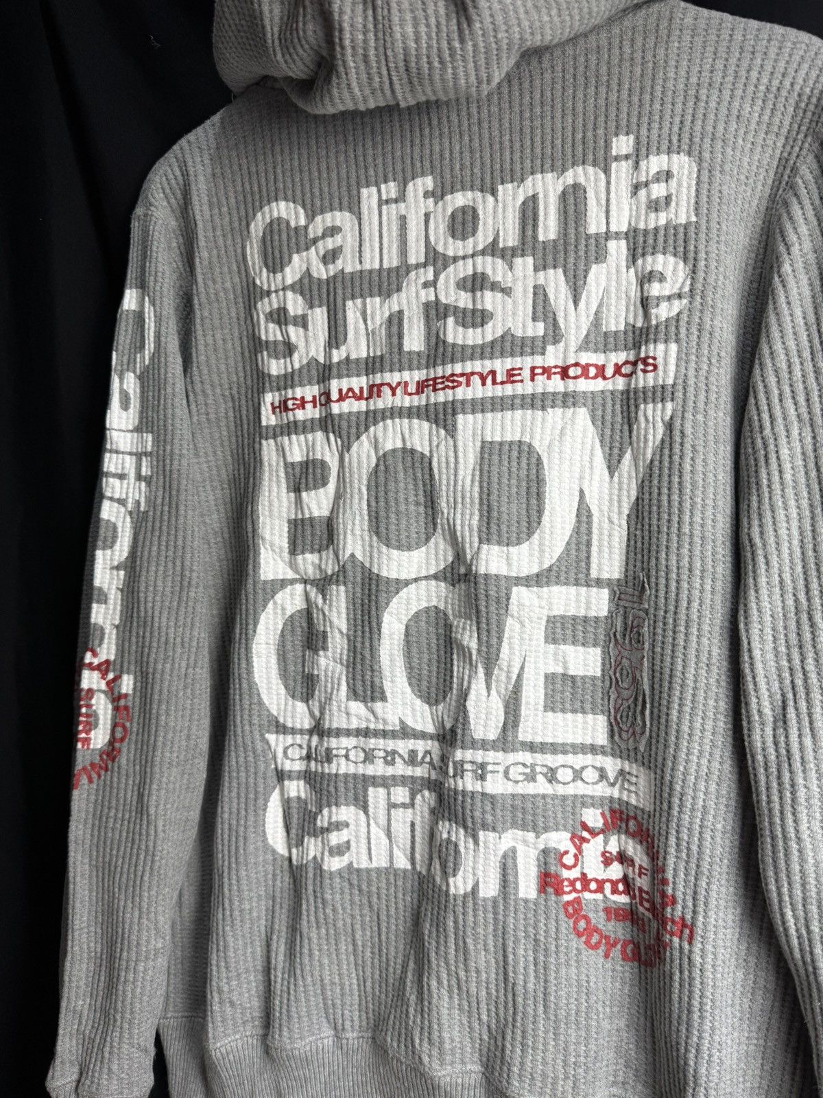 Japanese Brand 2000s Fur Thermal Hoodie Body Glove Japanese Styled Size US L / EU 52-54 / 3 - 4 Thumbnail