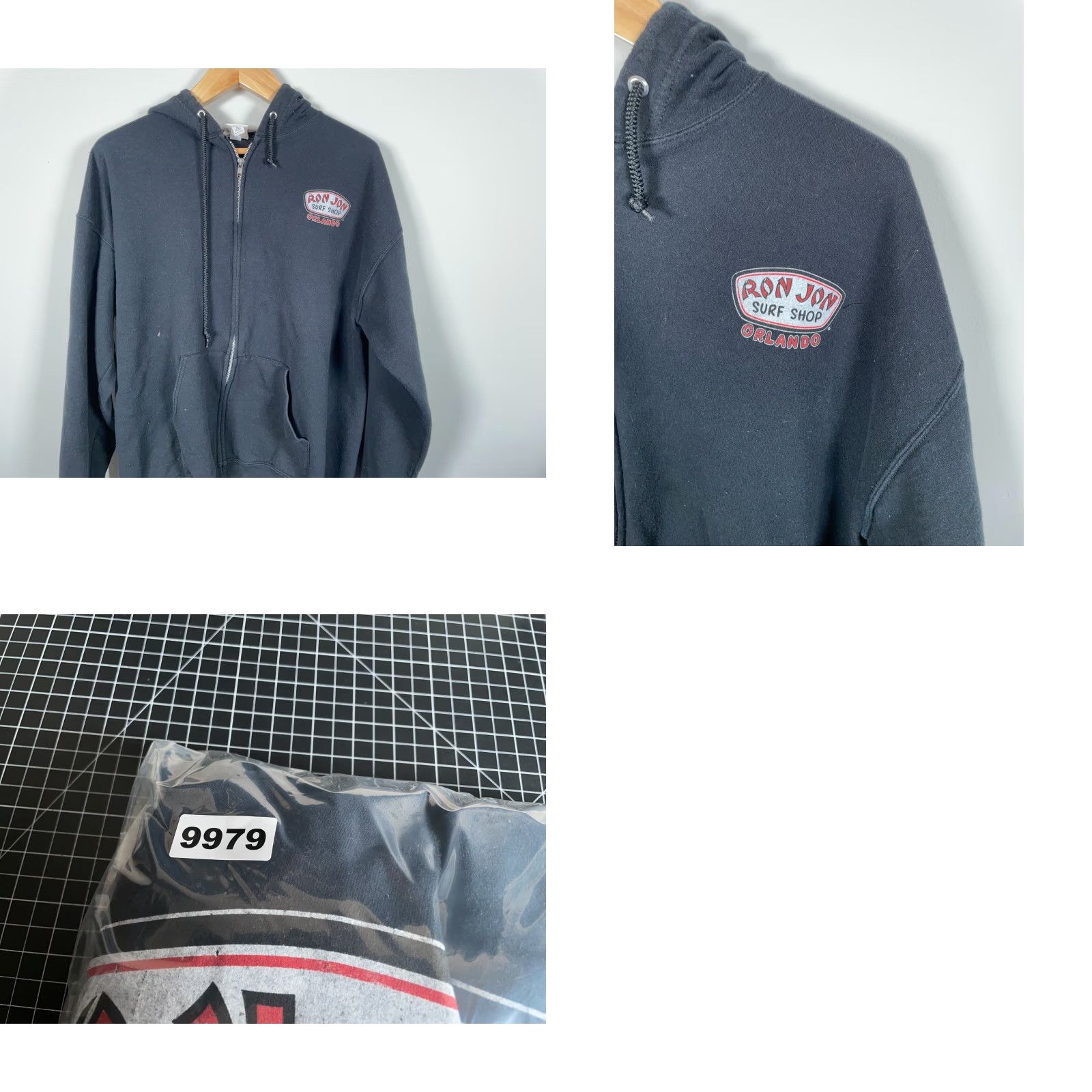 Ron Jon Surf Shop Ron Jon Surf Shop Hoodie Adult XL Black Pullover Sweatshirt Orlando Logo Size US XL / EU 56 / 4 - 9 Thumbnail