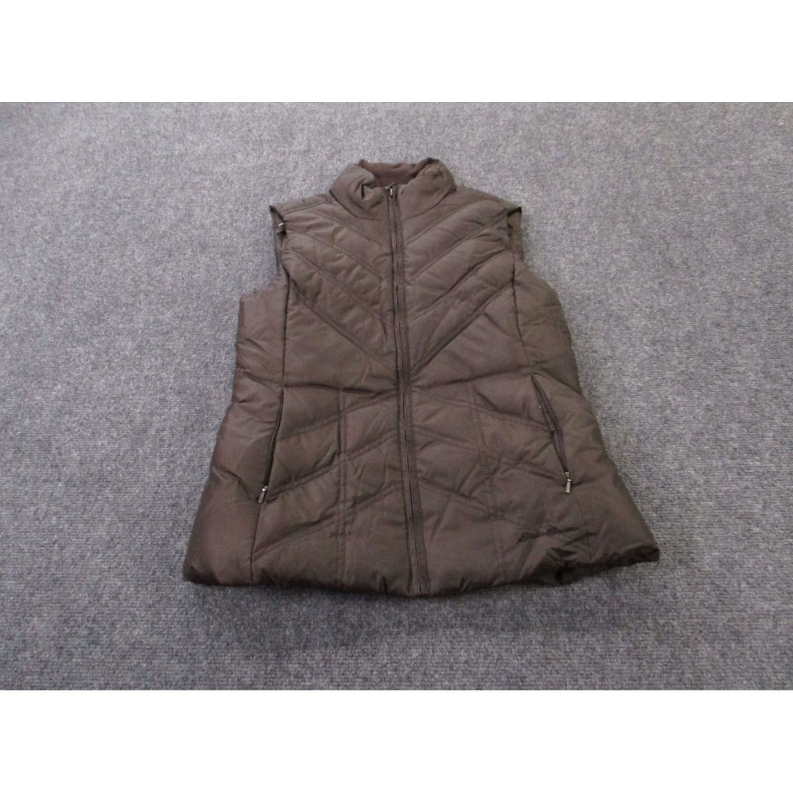 Eddie Bauer Eddie Bauer Vest Jacket Women XS Brown Goose Down Puffer Quilted Outdoor Preppy Size XS / US 0-2 / IT 36-38 - 2 Thumbnail
