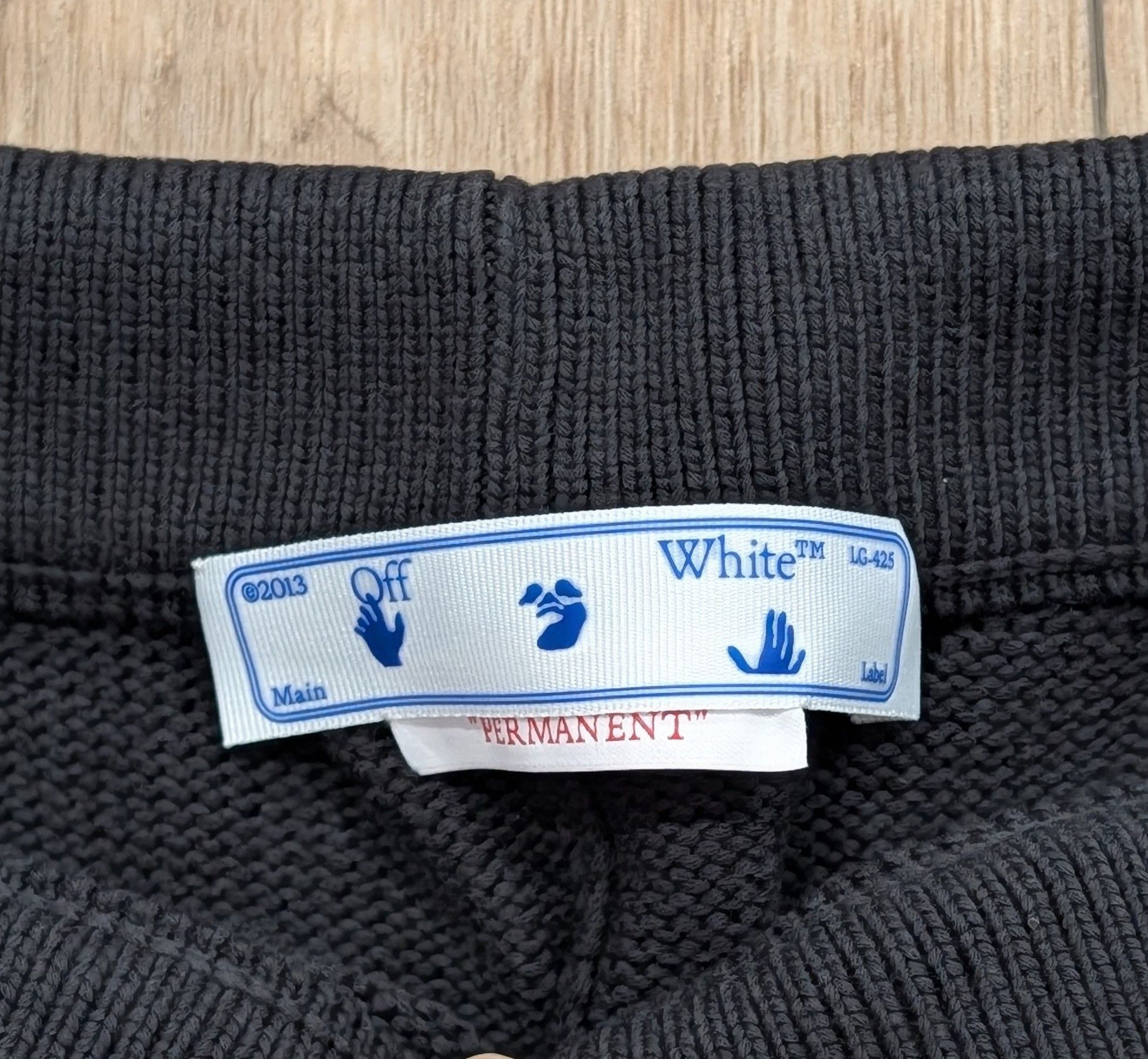Off-White Off-White Diagonal Outline Knit Jogger Pants Black Small Size US 30 / EU 46 - 7 Thumbnail