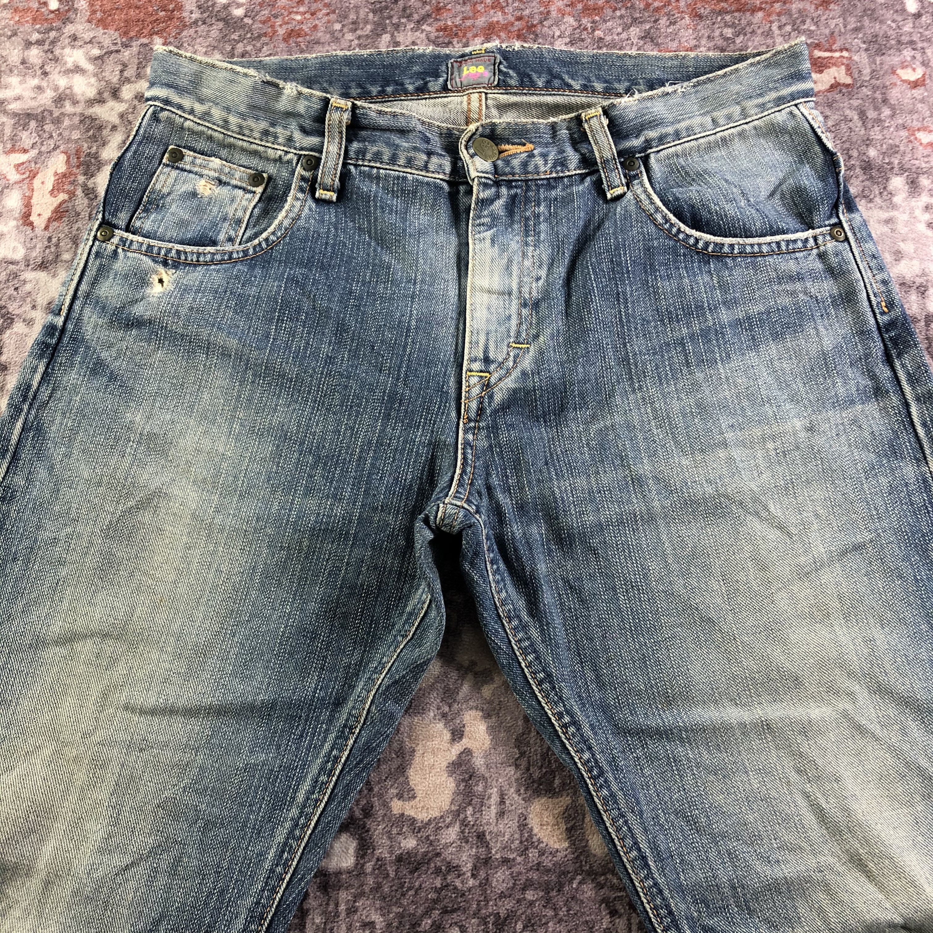 Lee Vintage 90s Lee Selvedge Jeans-JM3526 Size US 33 - 3 Thumbnail