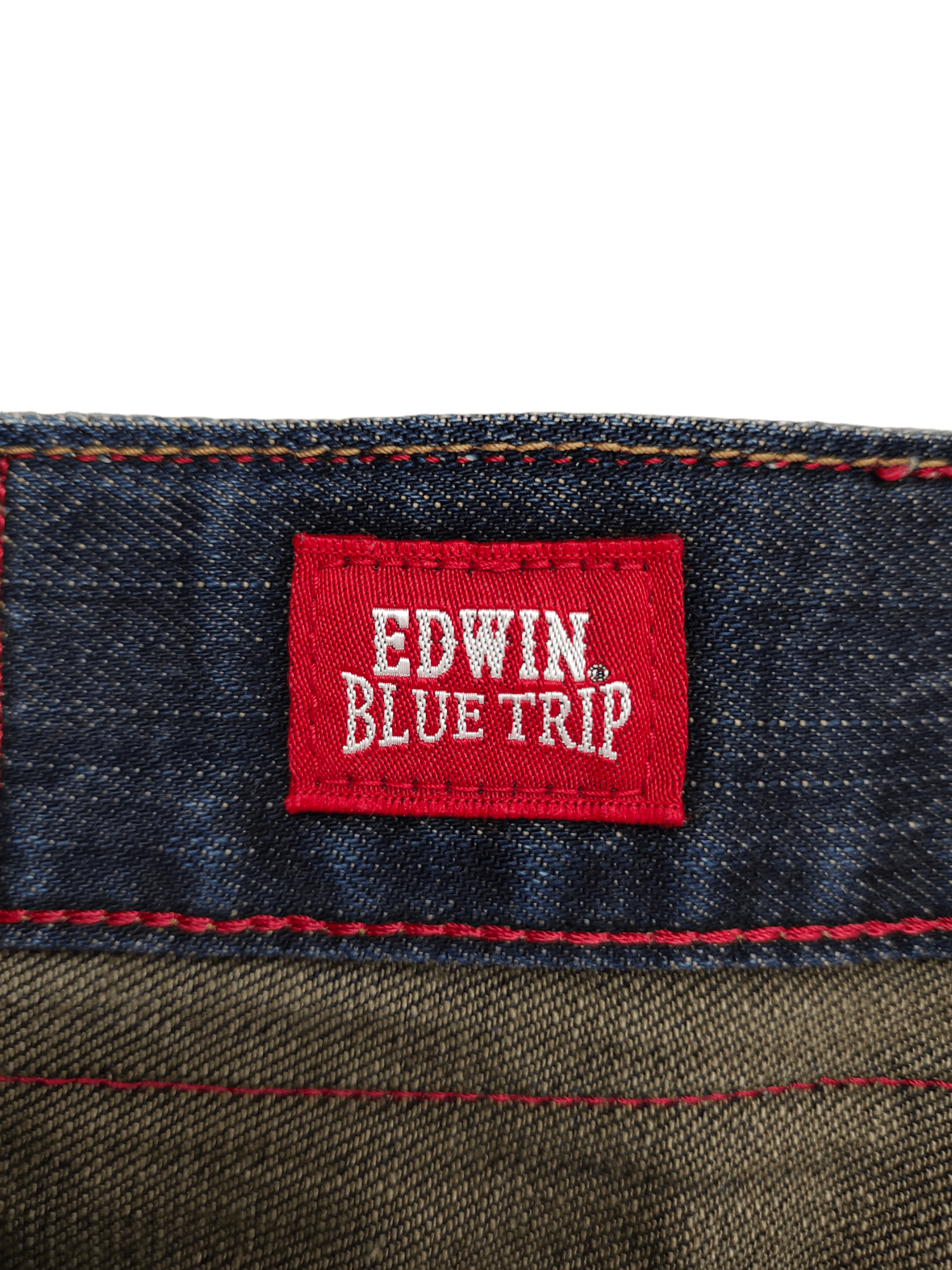 Number (N)ine × Undercover Vintage Edwin Blue Trip Clawmark Jeans Undercover Style Size US 32 / EU 48 - 15 Thumbnail