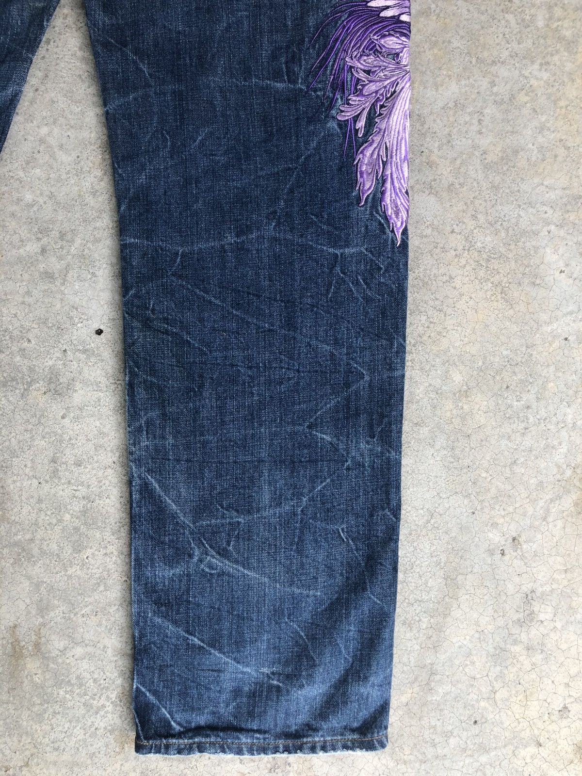 Karakuri Tamashii Karakuri Tamashii Embroidered Phoenix Distressed Size US 34 / EU 50 - 14 Thumbnail