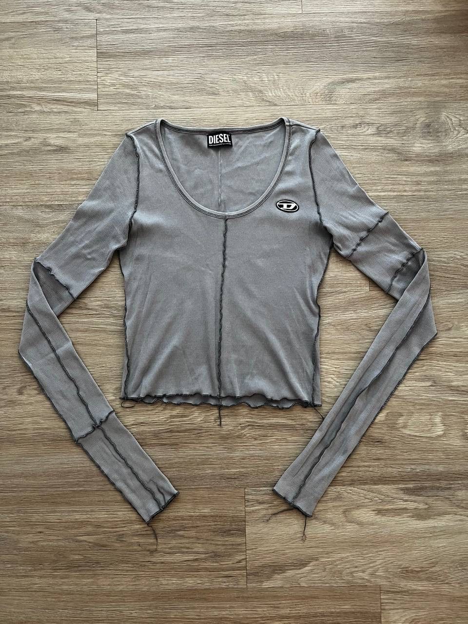 Diesel Graues Longsleeve Diesel Damen Size M / US 6-8 / IT 42-44 - 1 Thumbnail