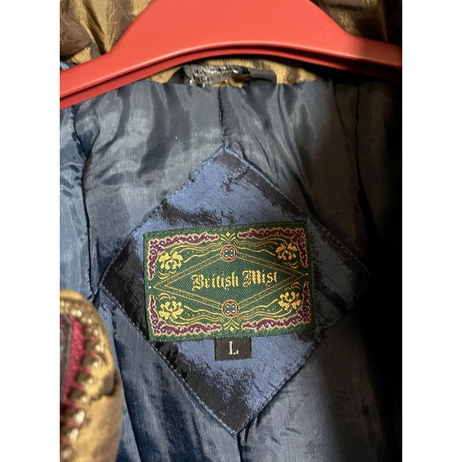 Vintage VINTAGE British Mist Jacket Womens L Women Size Purple Green Puffer E574 Size L / US 10 / IT 46 - 3 Thumbnail