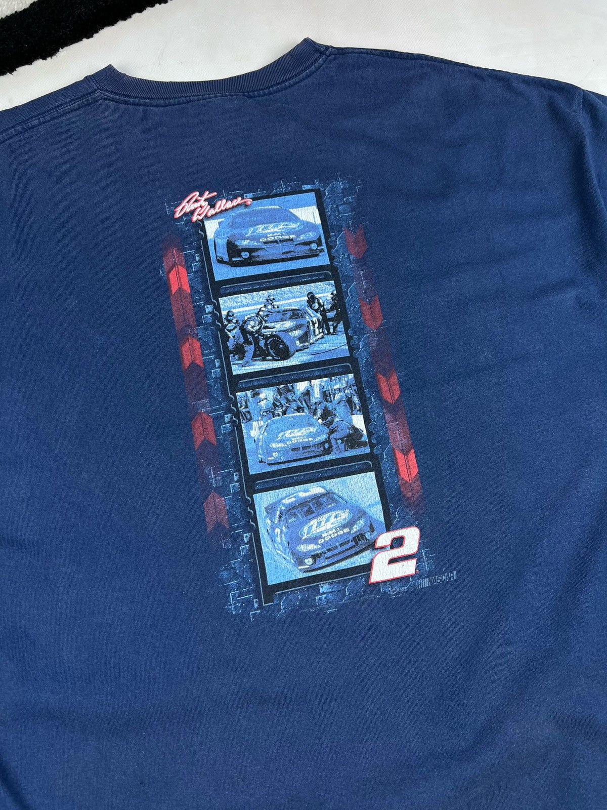 NASCAR × Vintage Vintage Rusty Wallace tee dodge Race Car Vintage TShirt Size US XL / EU 56 / 4 - 7 Thumbnail